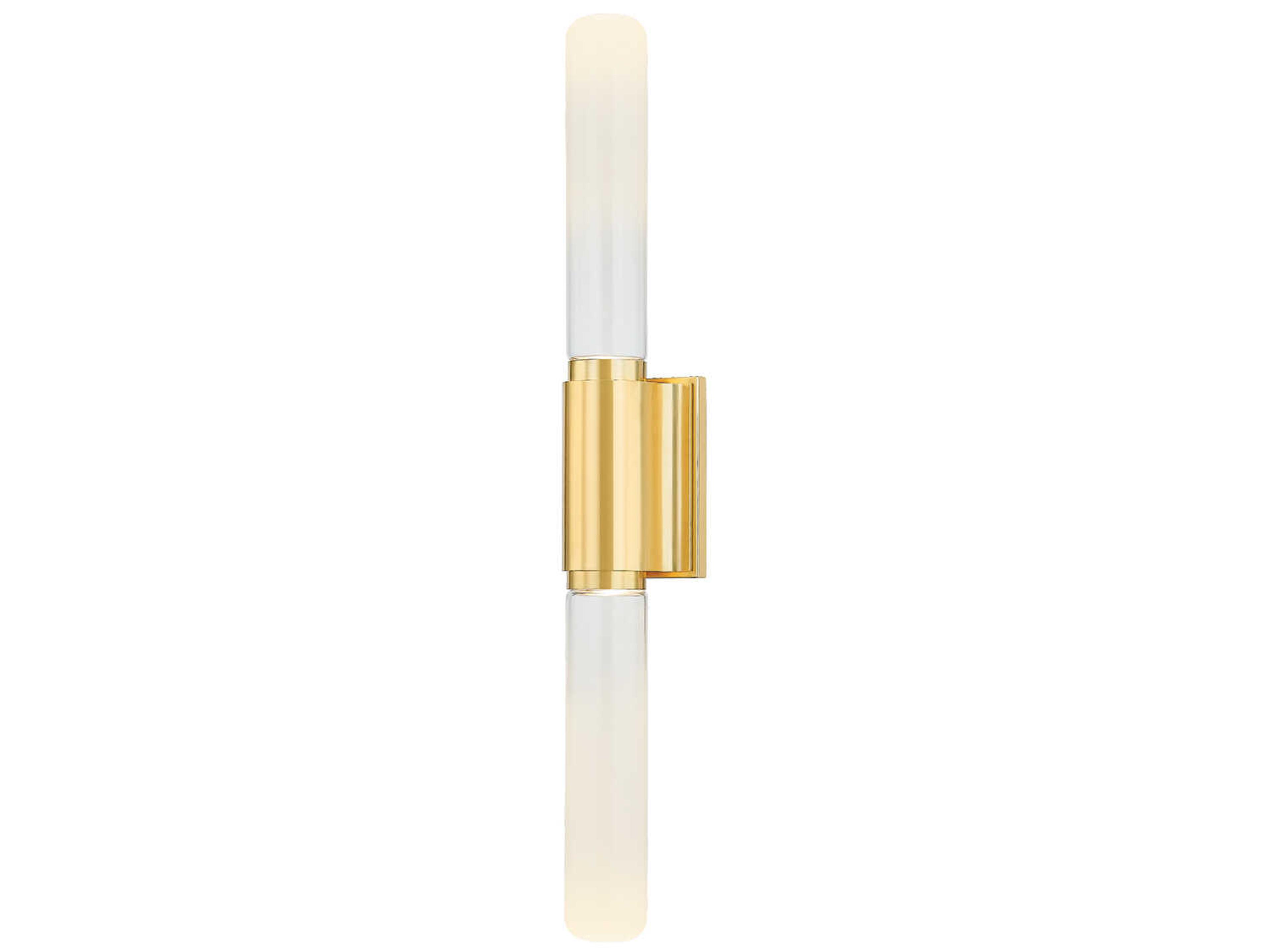 Colrain 2-Light Aged Brass Wall Sconce