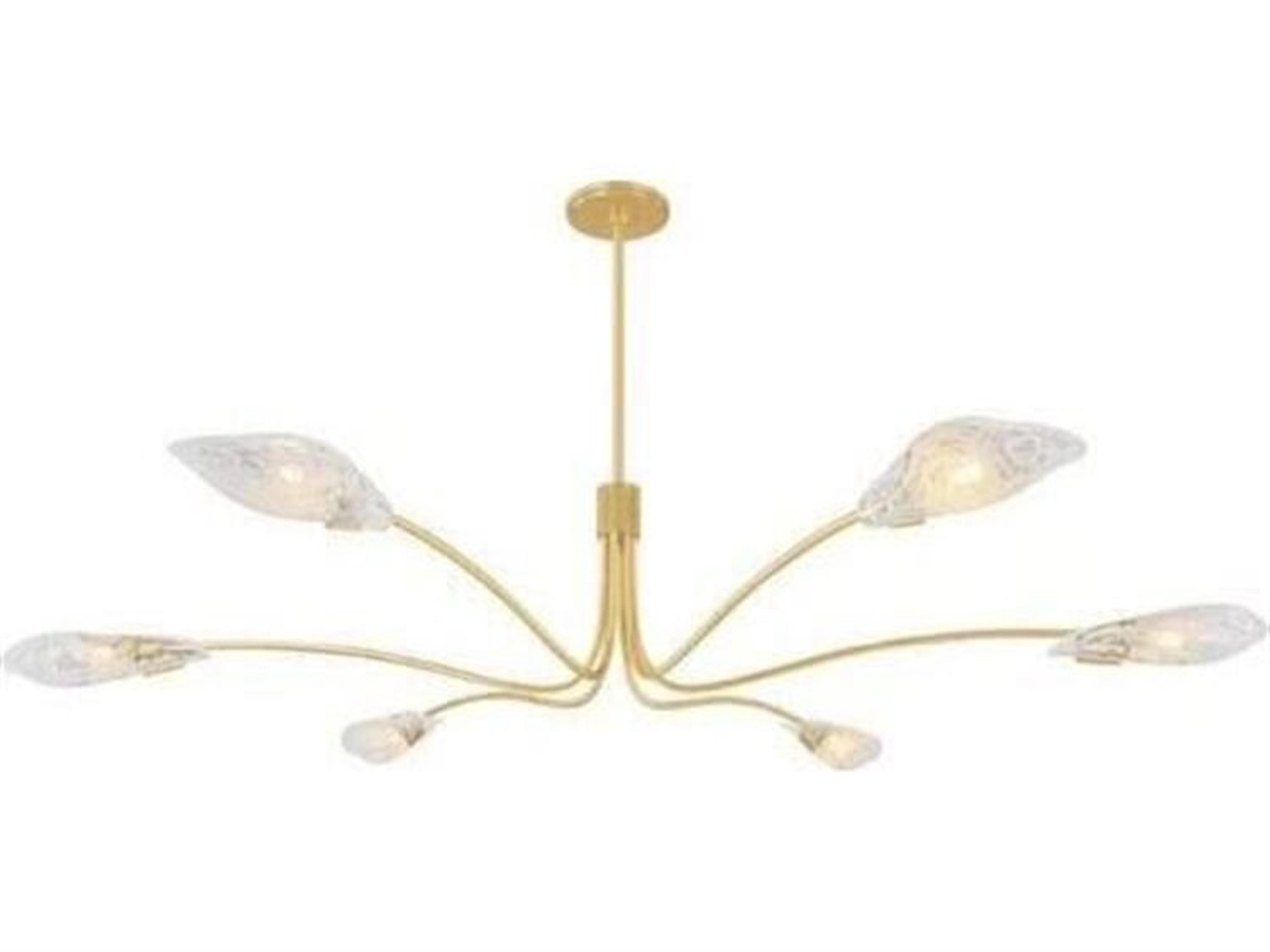 Tenafly 6-Light Aged Brass Chandelier