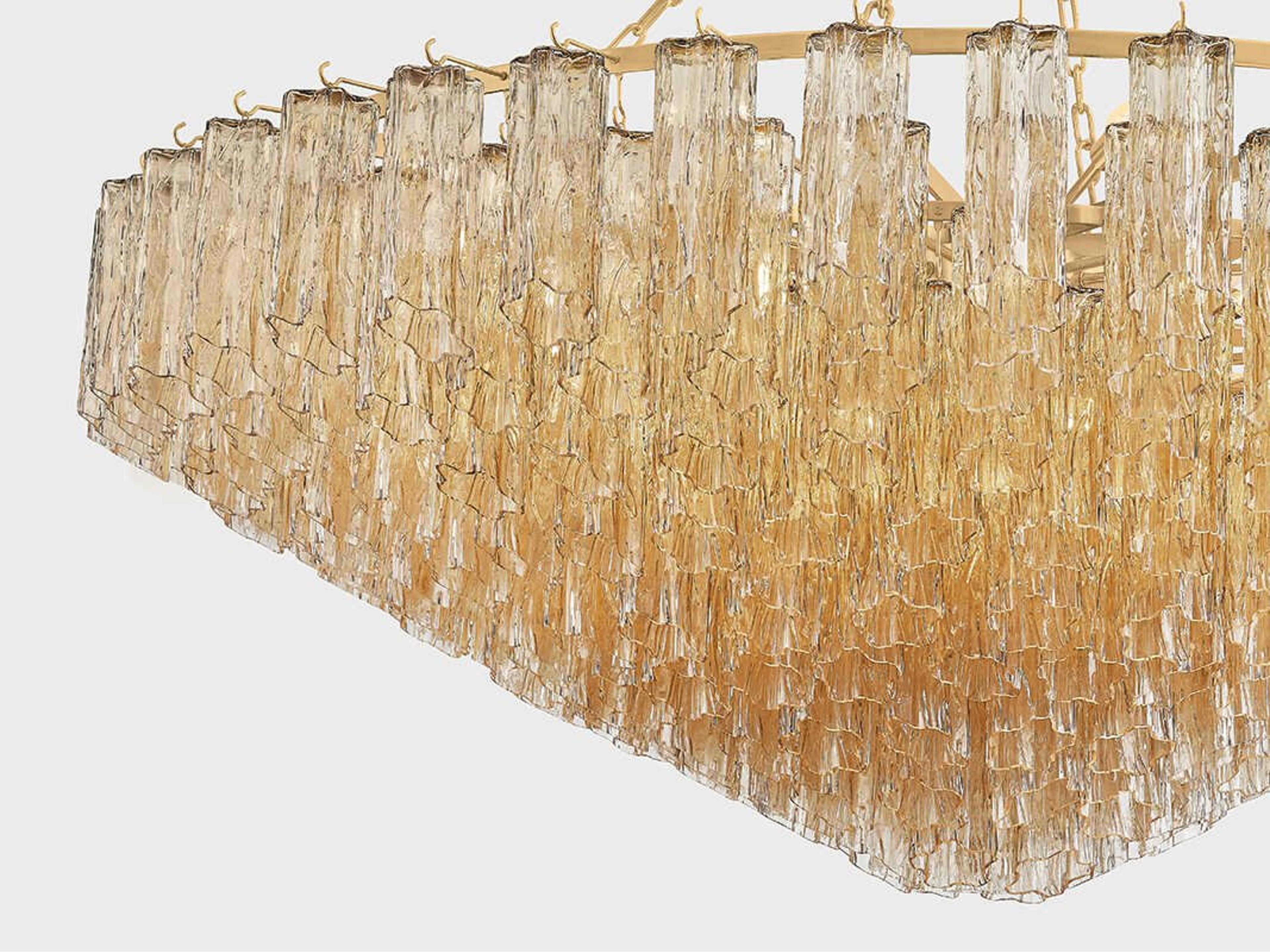 Hudson Valley Watertown 33-Light Aged Brass Chandelier