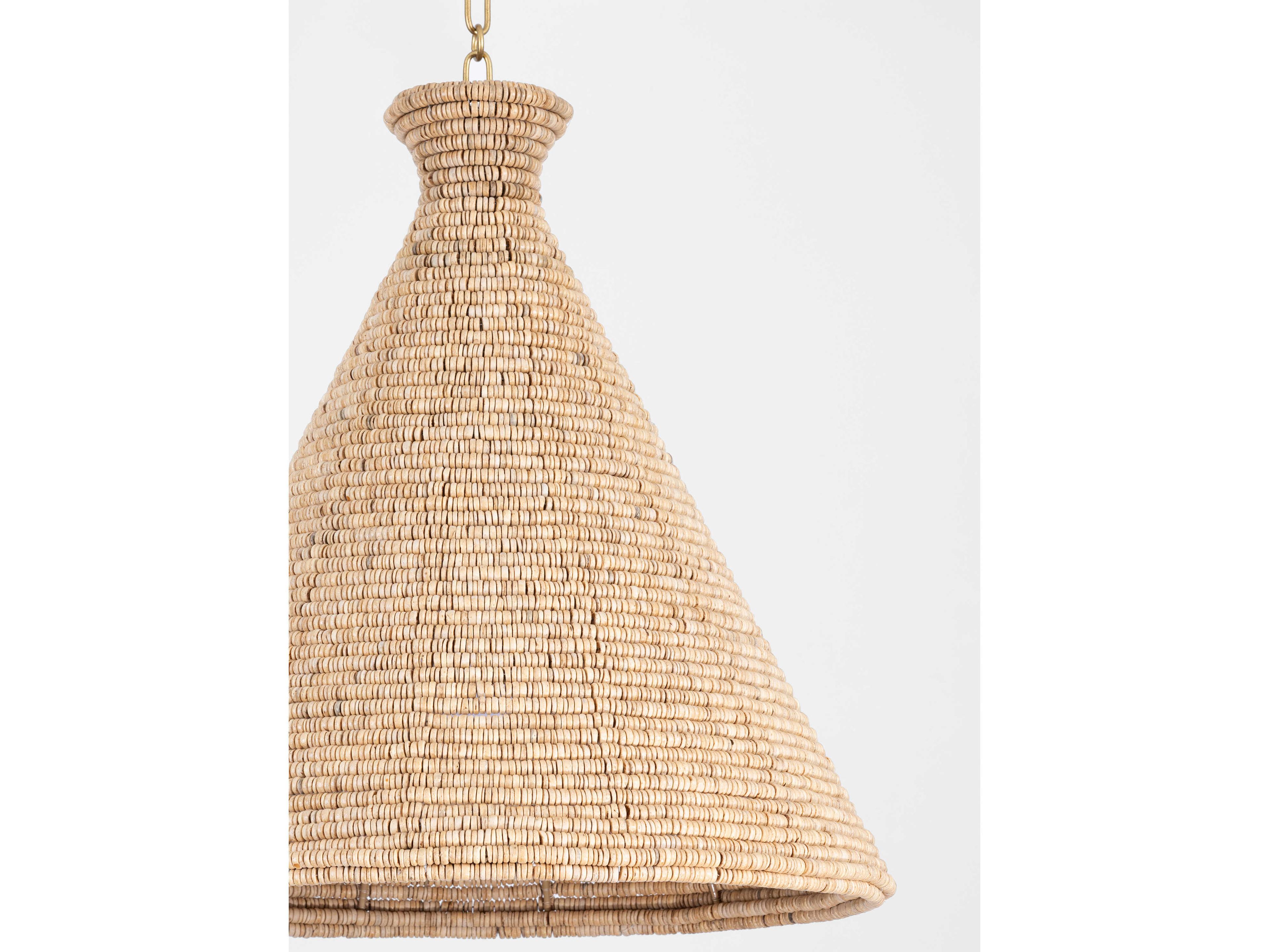 Hudson Valley Tallman 1-Light Vintage Gold Leaf Pendant