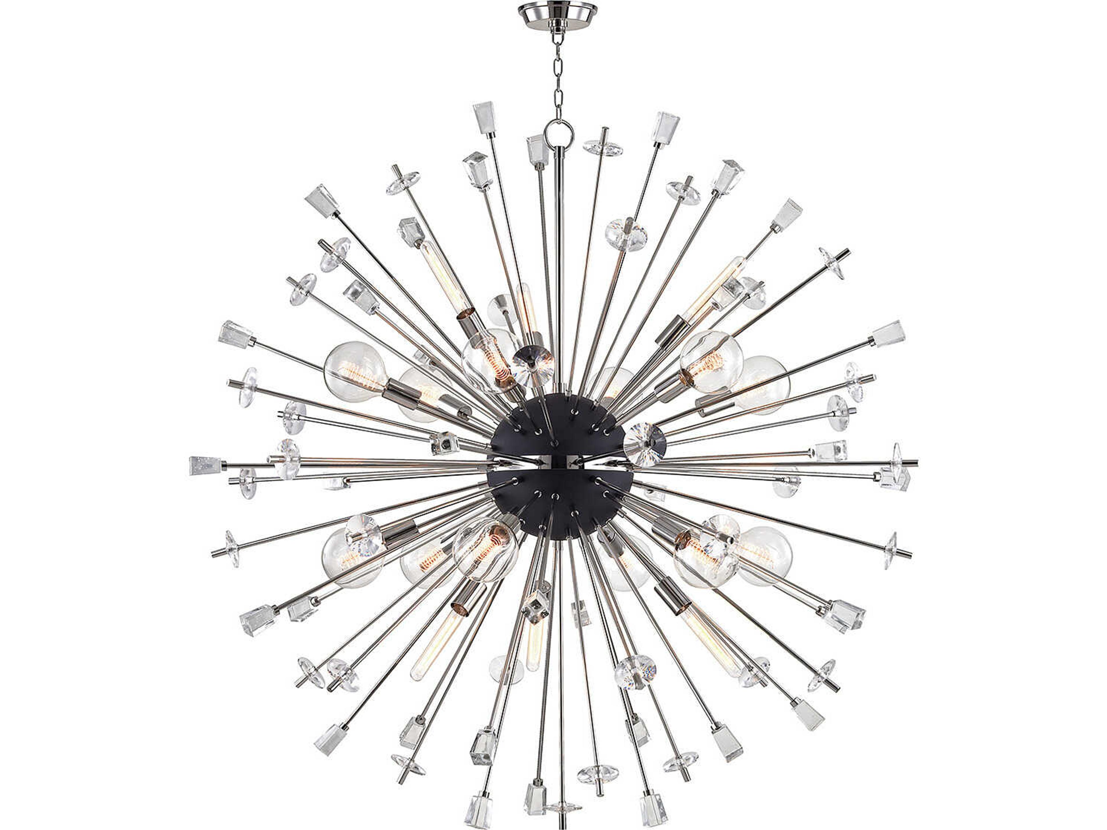 Liberty 18-Light Polished Nickel Sputnik Pendant