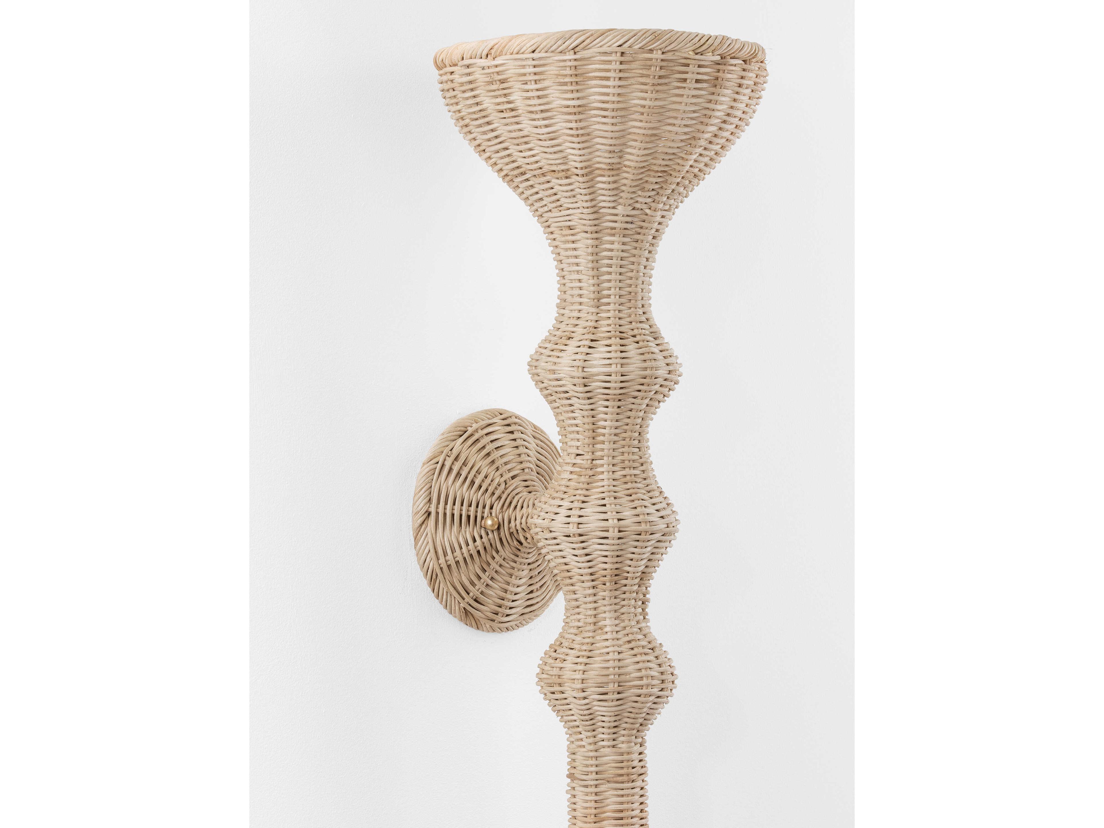 Hudson Valley Mamaroneck 1-Light Gold Leaf Brown Wall Sconce