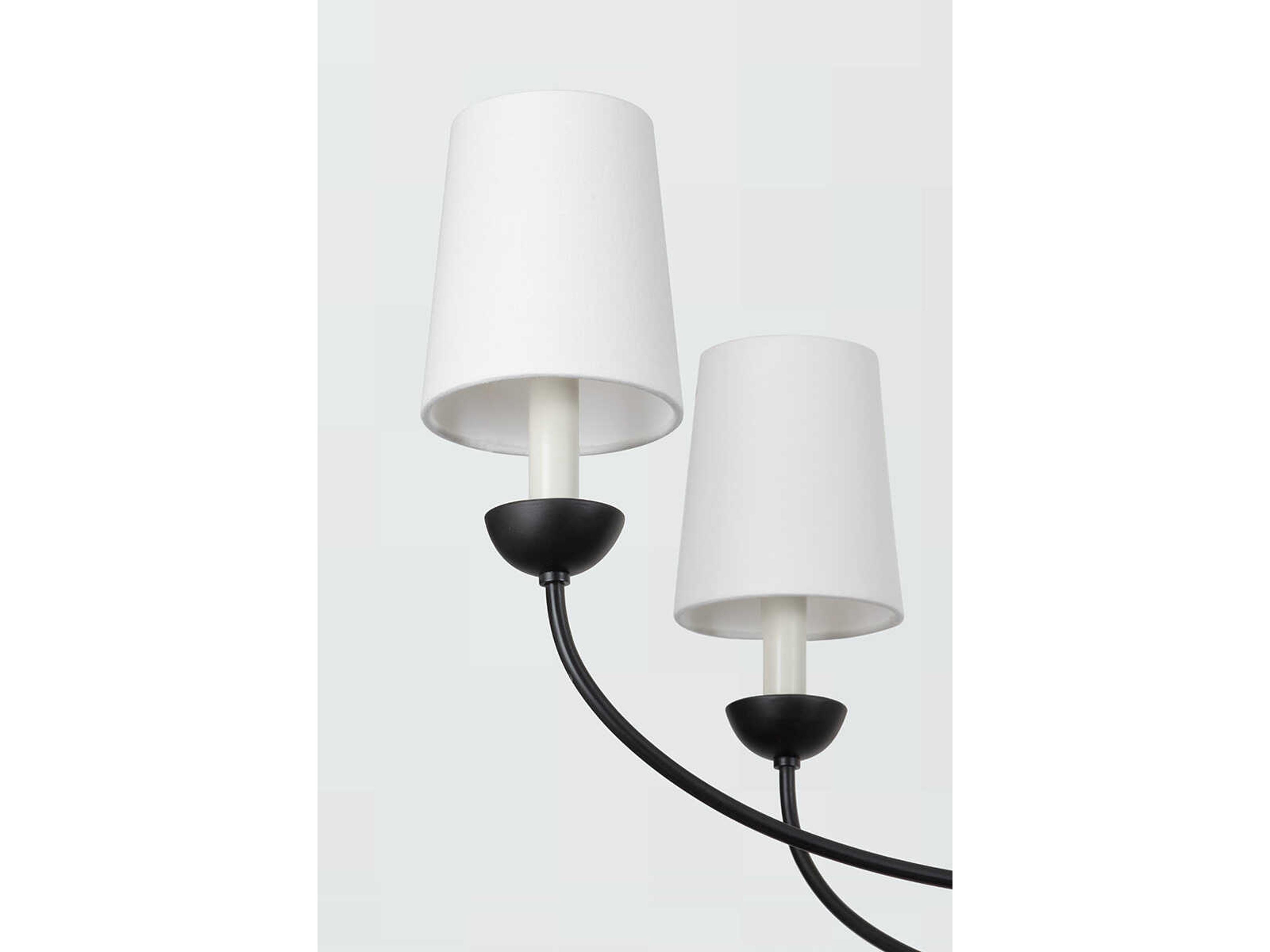 Hudson Valley Montpelier 7-Light Aged Iron Black Candelabra Chandelier