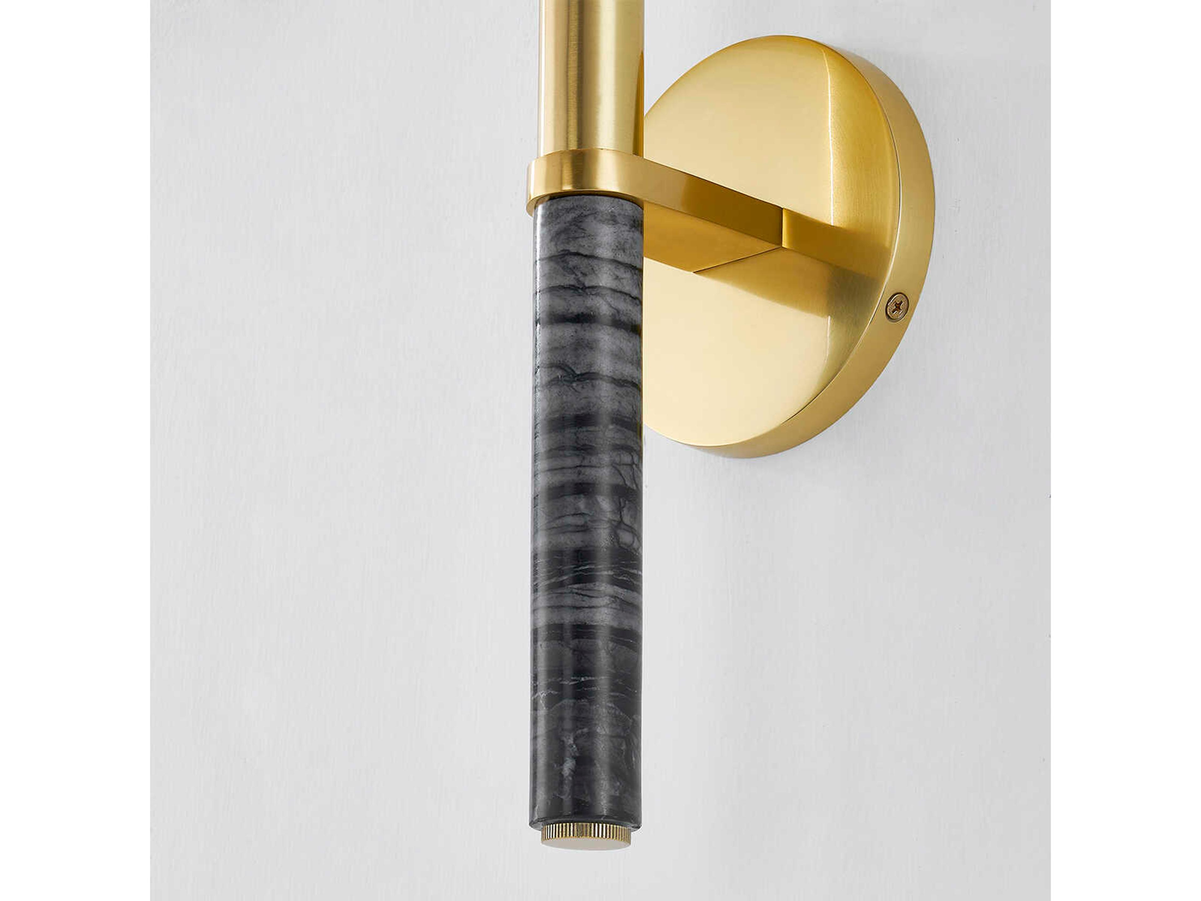 Hudson Valley Montreal 1-Light Aged Brass Wall Sconce