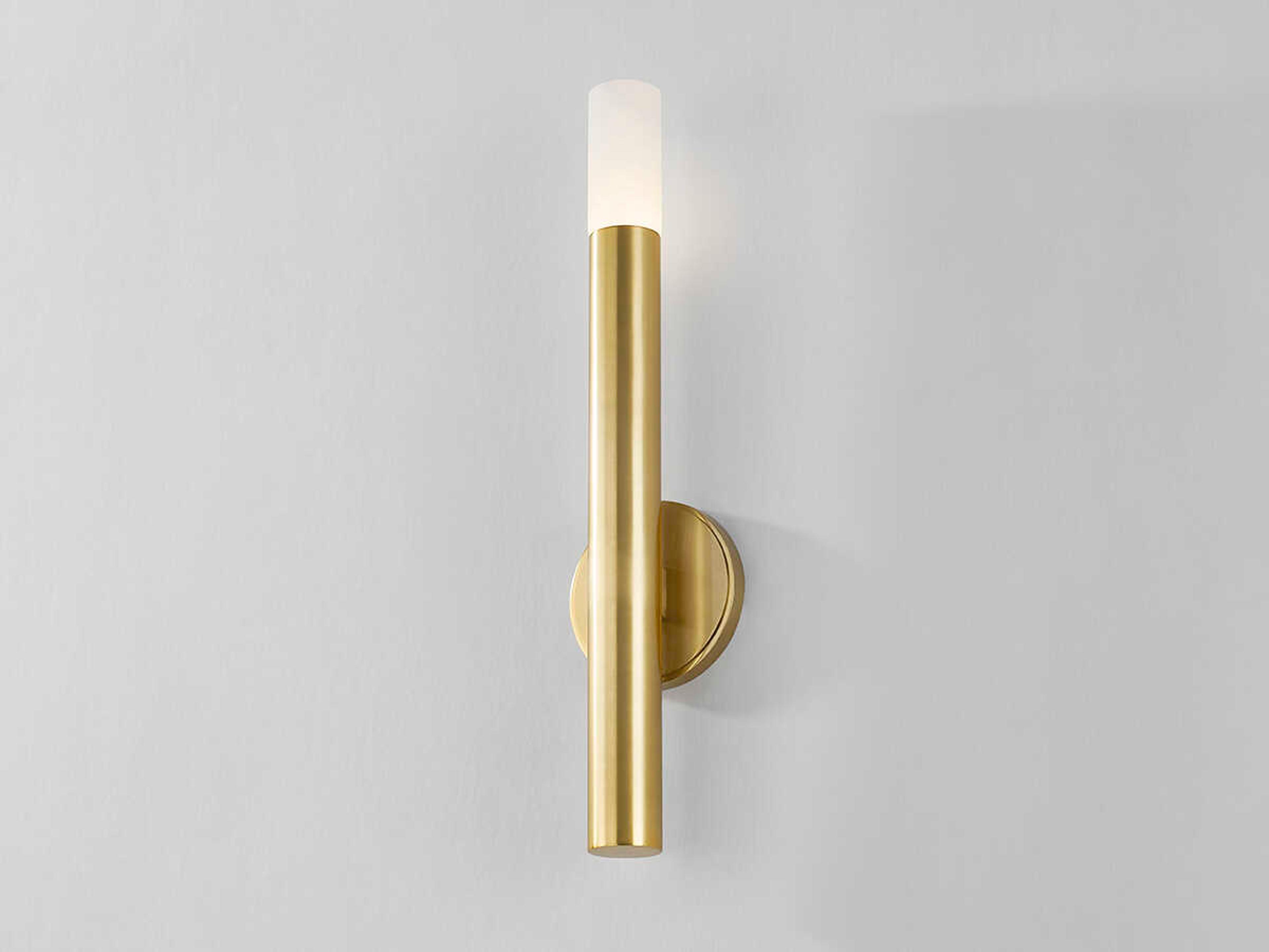 Hudson Valley Pali 1-Light Aged Brass Wall Sconce