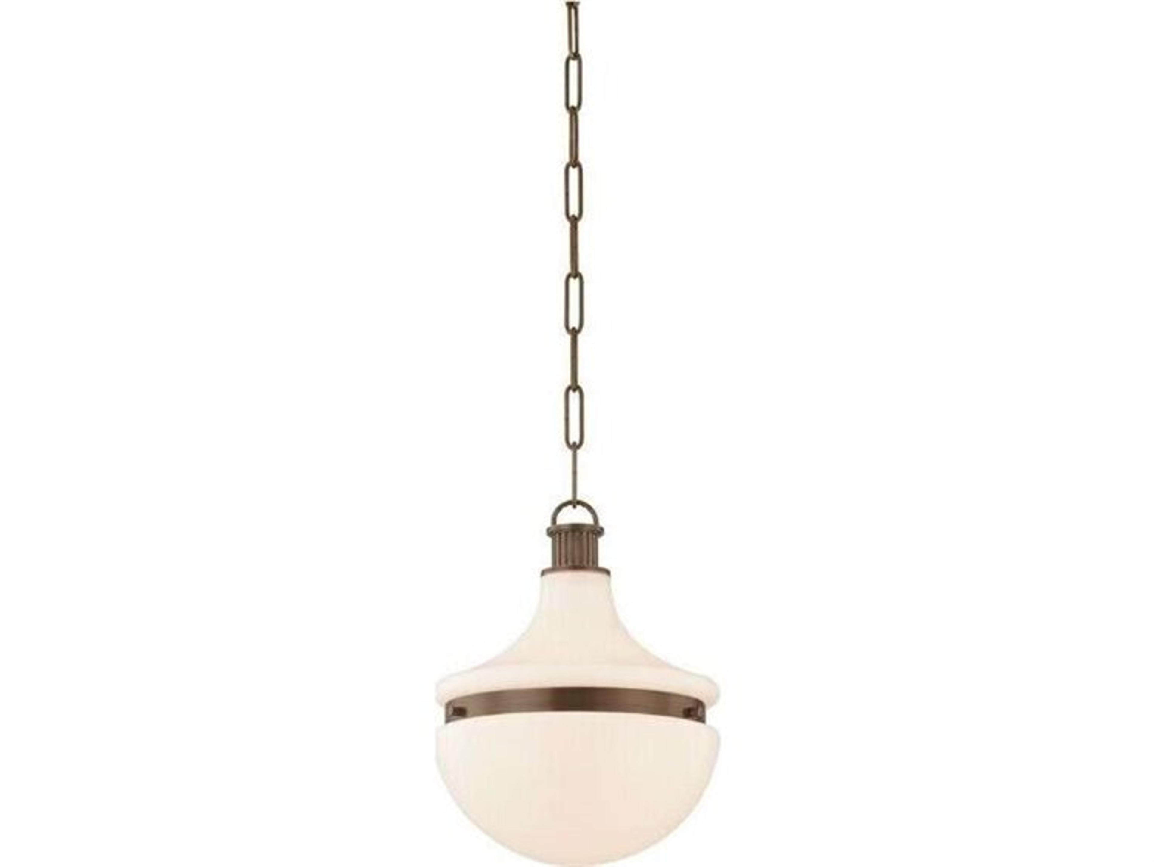 Barryville 1-Light Historic Bronze Lantern Mini Pendant