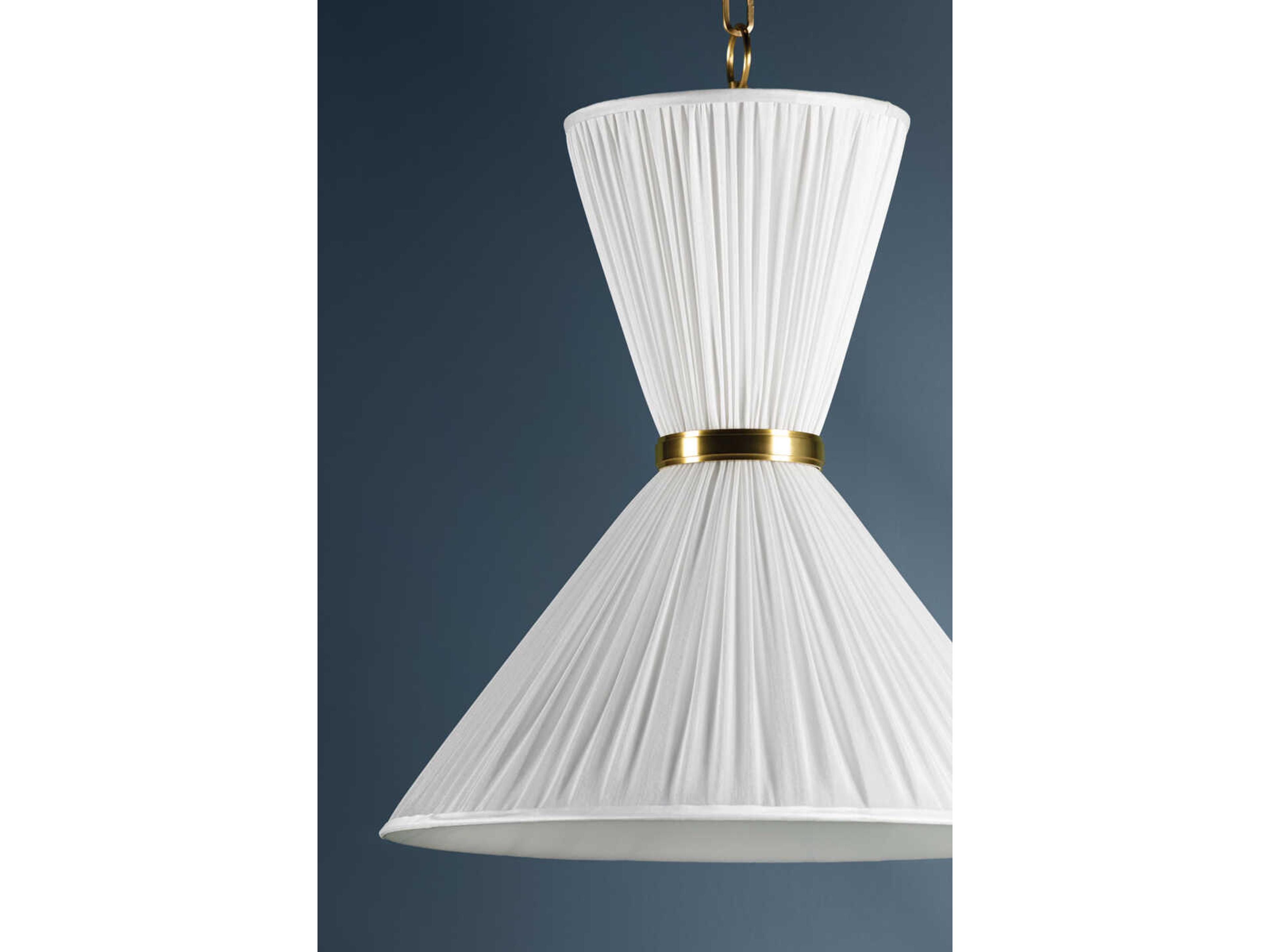 Hudson Valley Enid 2-Light Aged Brass Pendant