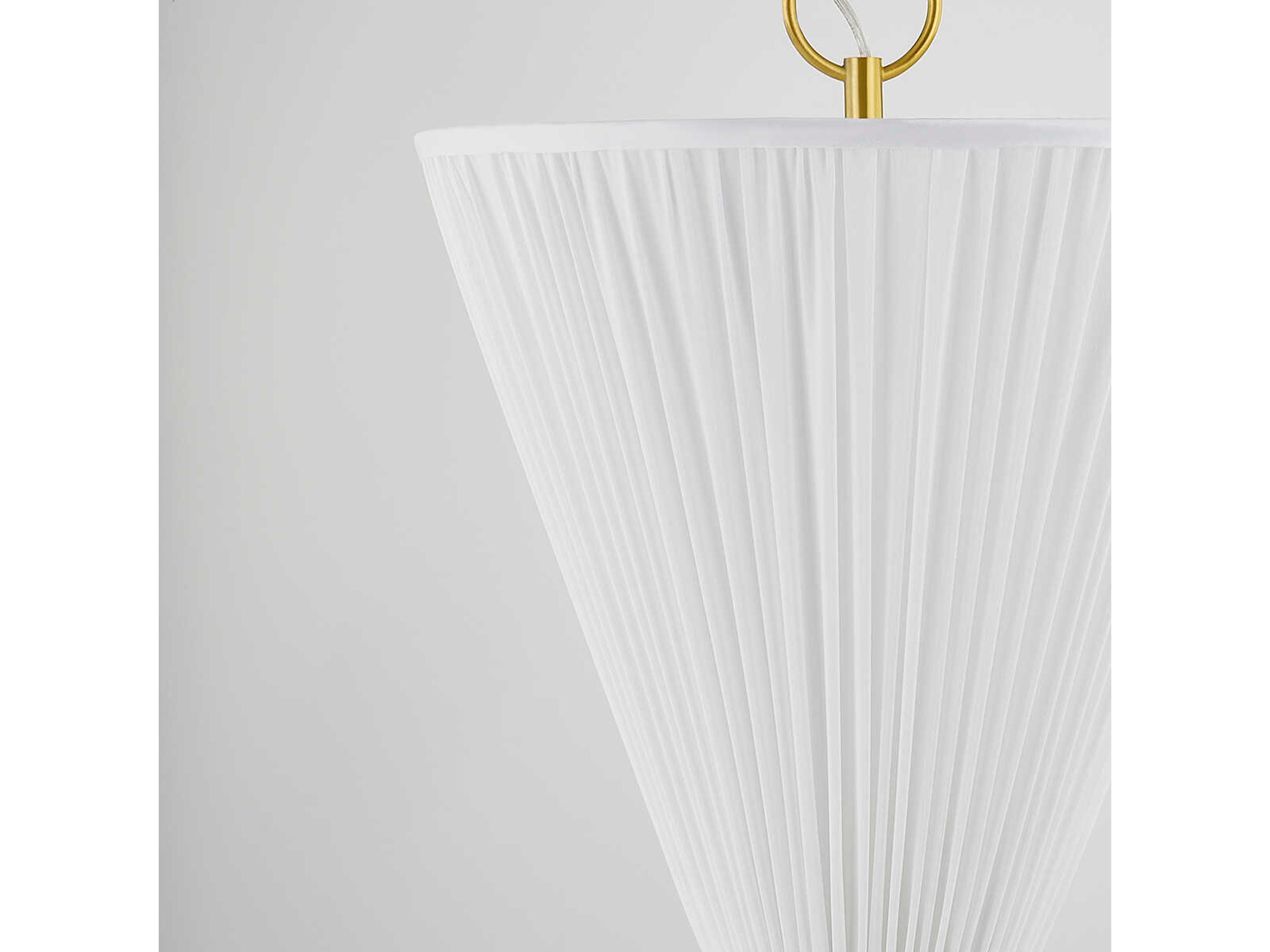 Hudson Valley Enid 2-Light Aged Brass Pendant