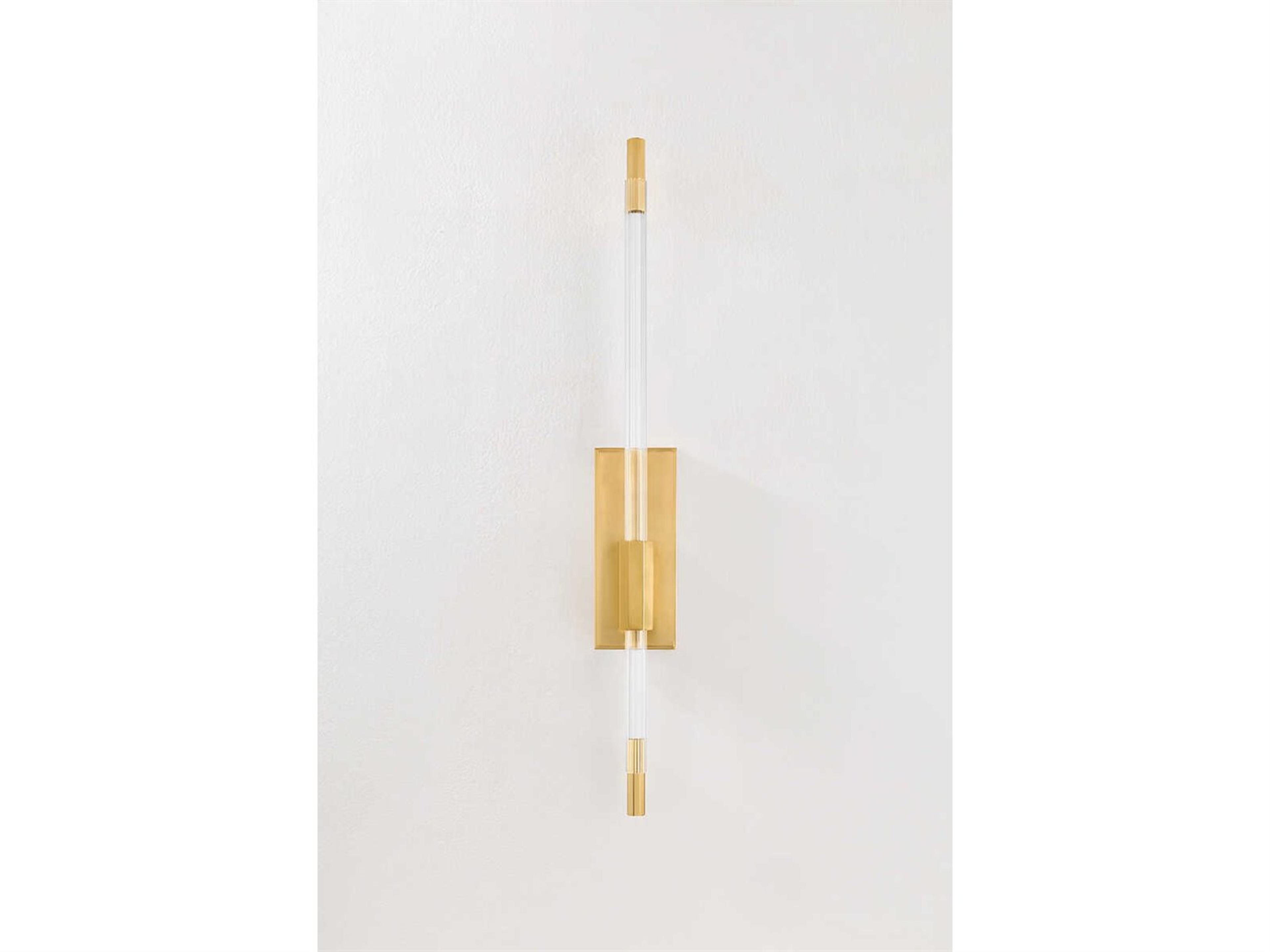 Hudson Valley Rosco 2-Light Aged Brass Wall Sconce