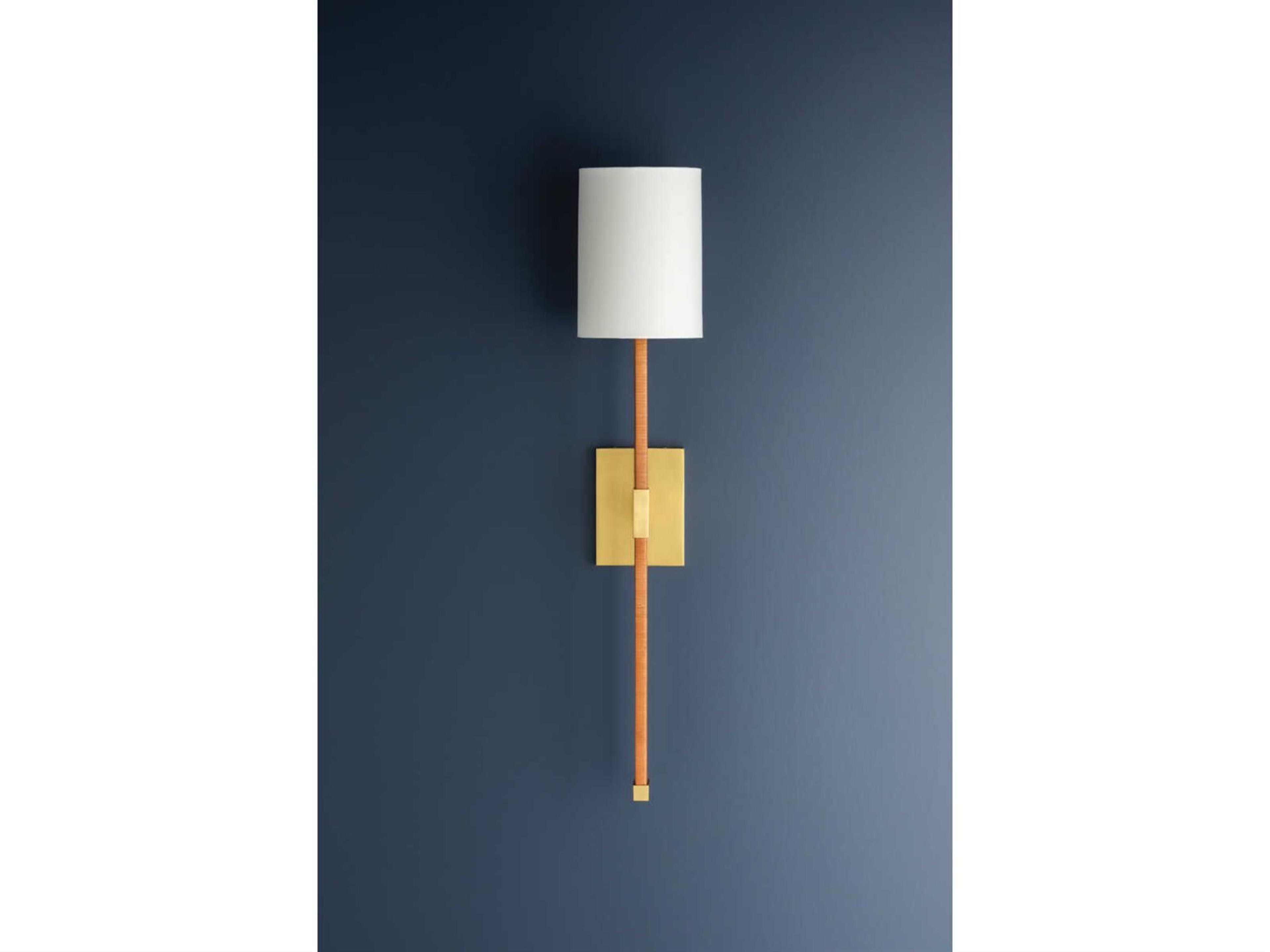 Hudson Valley Minnetonka 1-Light Aged Brass Wall Sconce