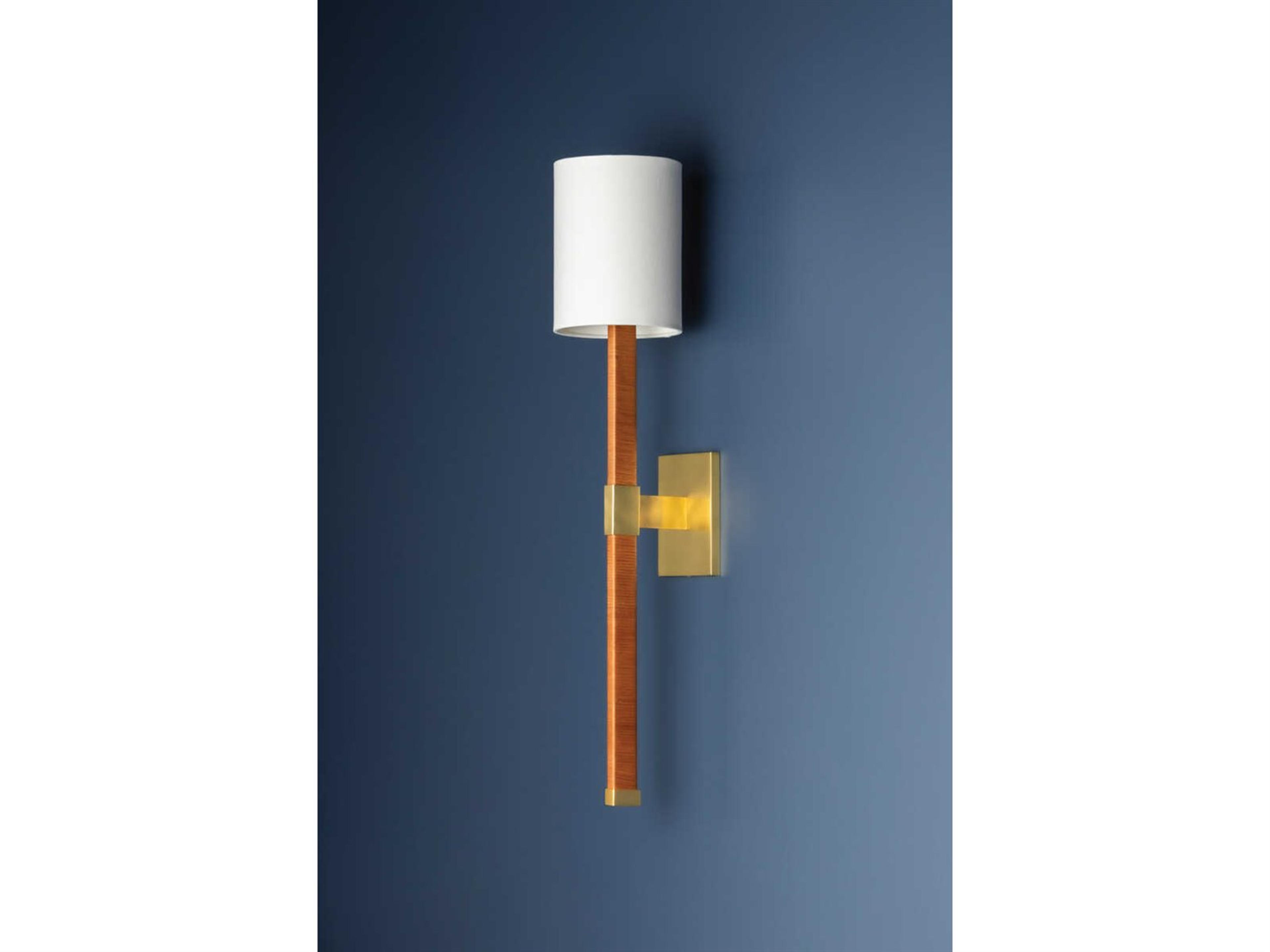 Hudson Valley Minnetonka 1-Light Aged Brass Wall Sconce