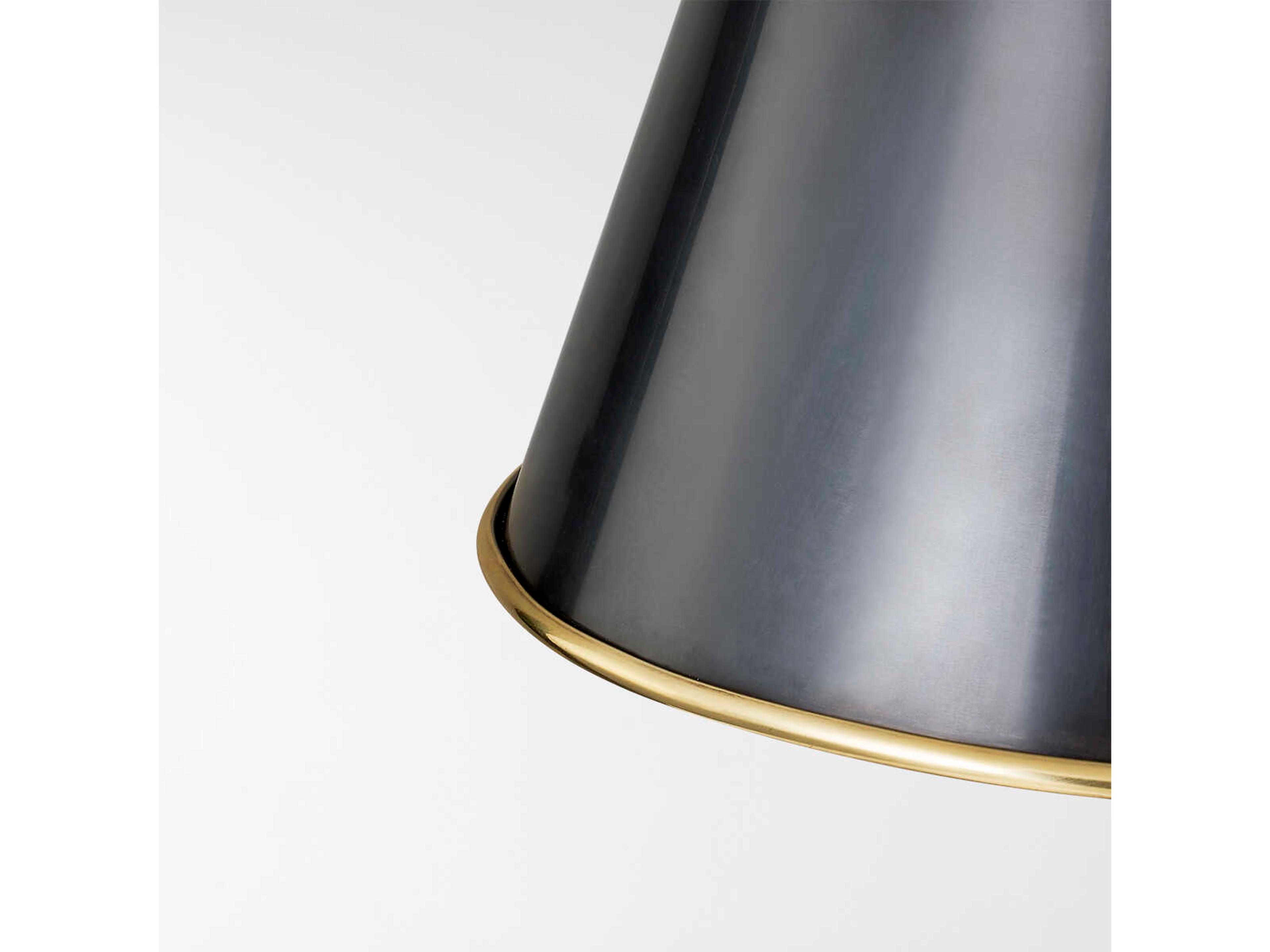 Hudson Valley Burnbay 1-Light Aged Old Bronze Brass Bell Pendant