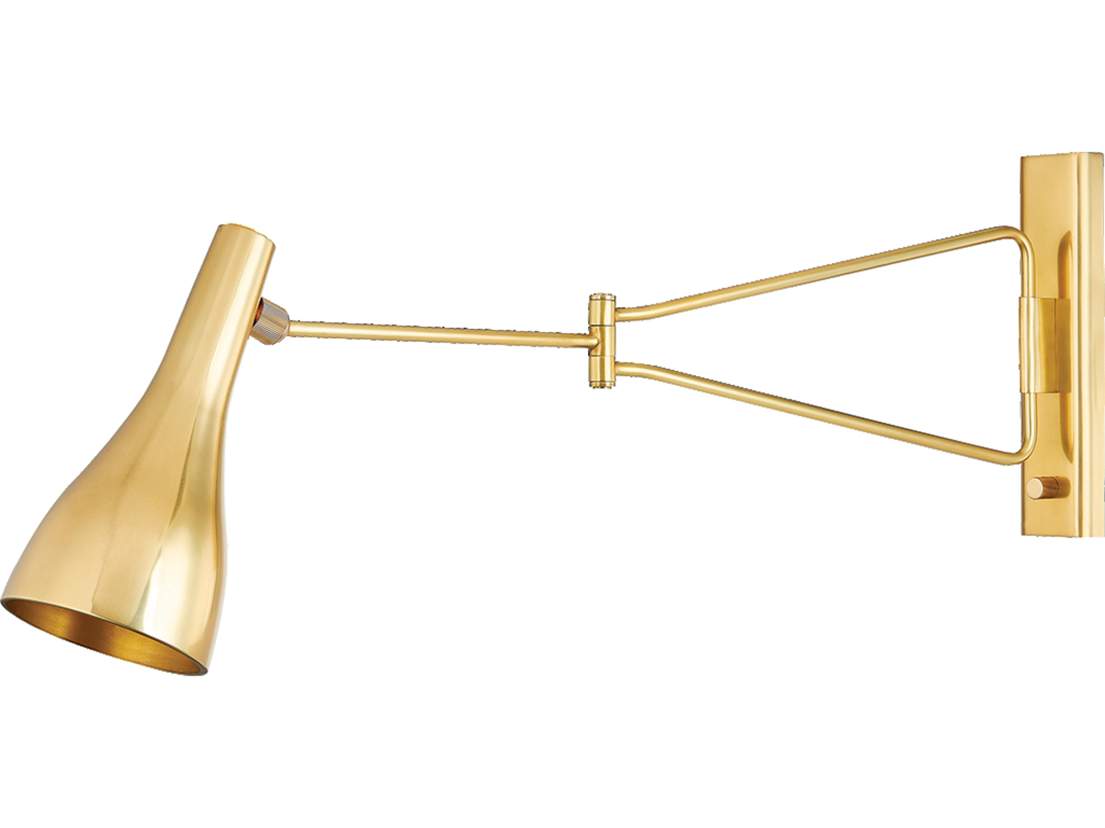 Northford 1-Light Aged Brass Swing Wall Sconce