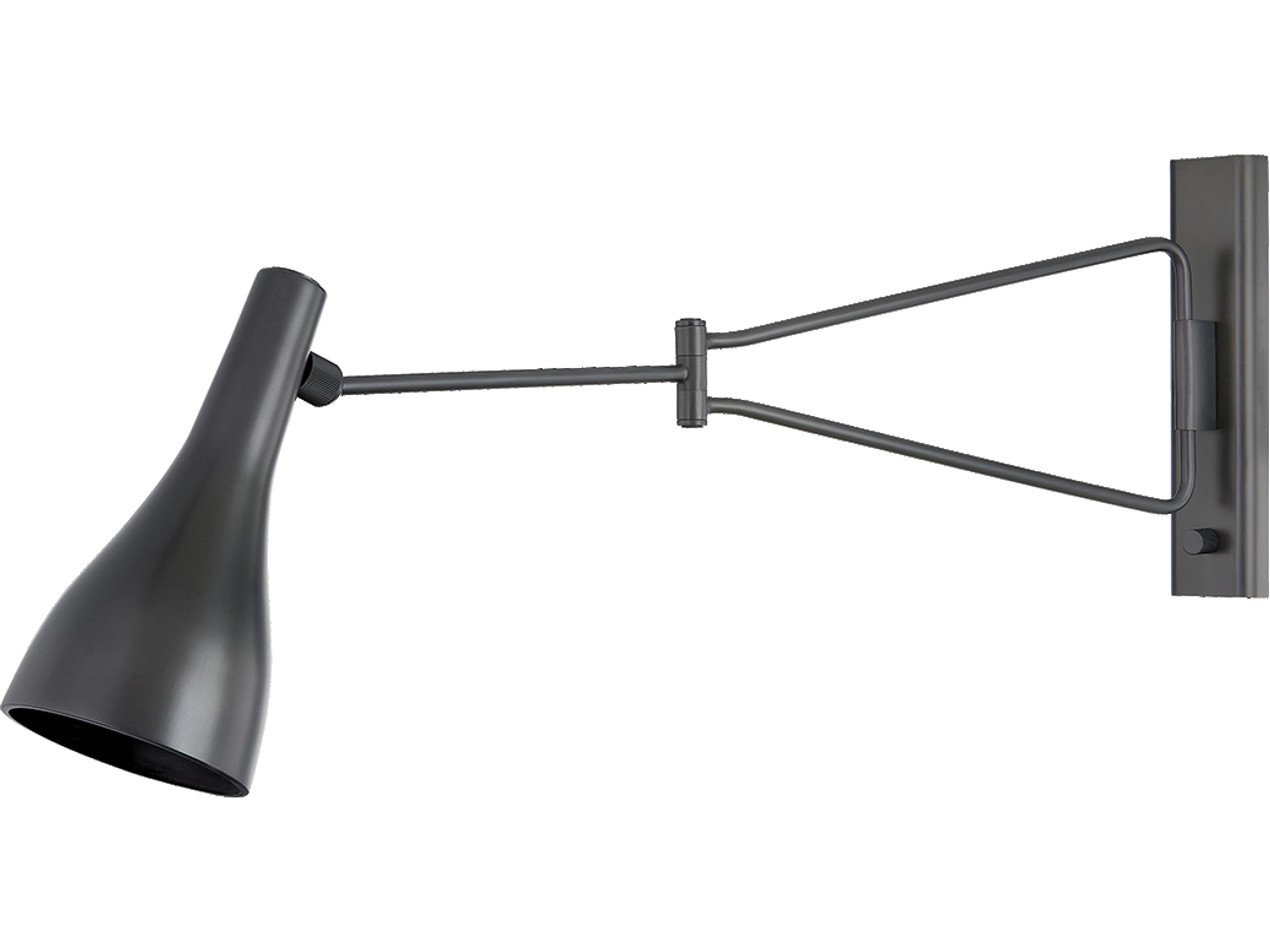 Northford 1-Light Distressed Bronze Swing Wall Sconce