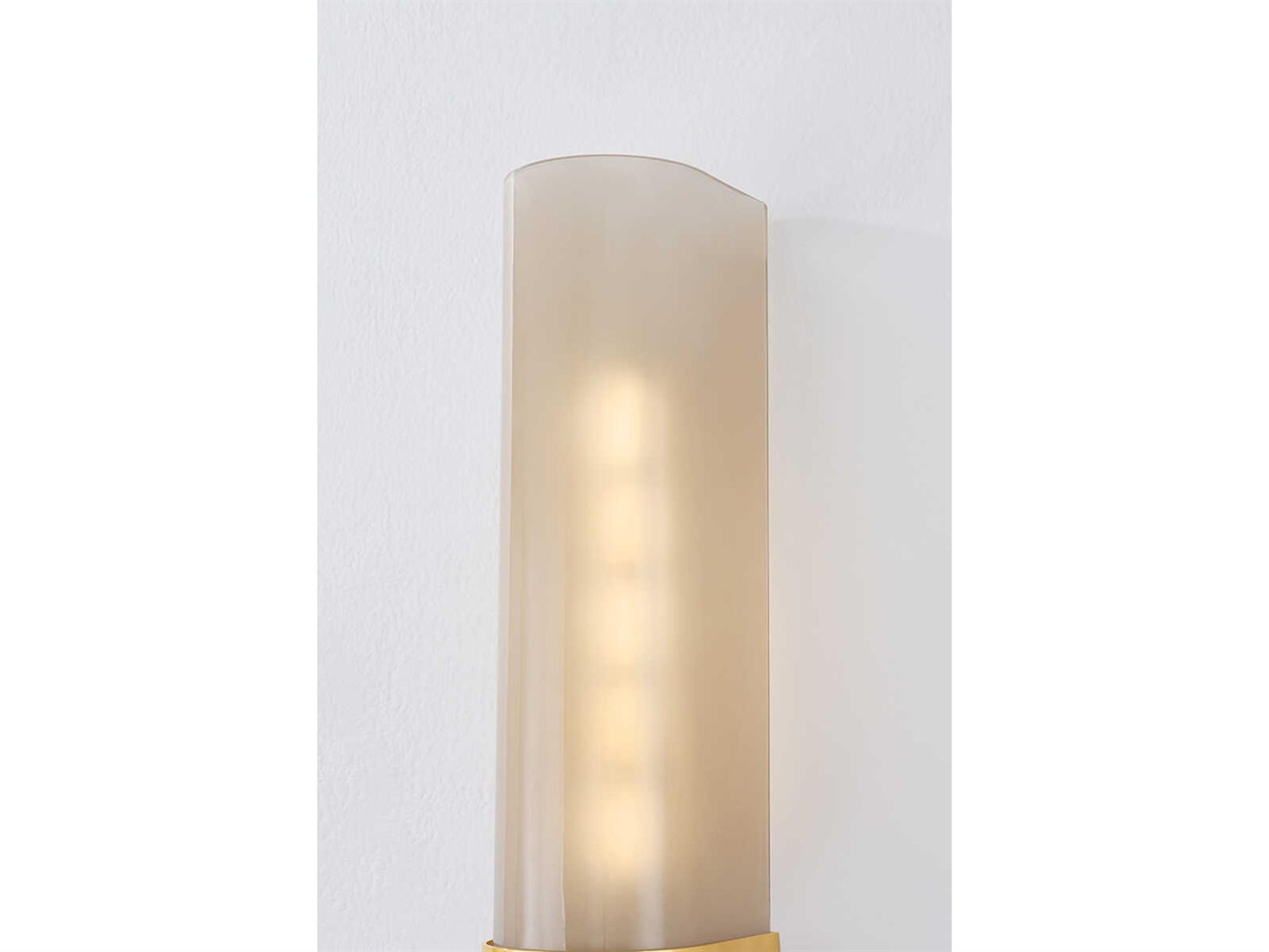 Hudson Valley Somersville 1-Light Aged Brass Bronze Wall Sconce