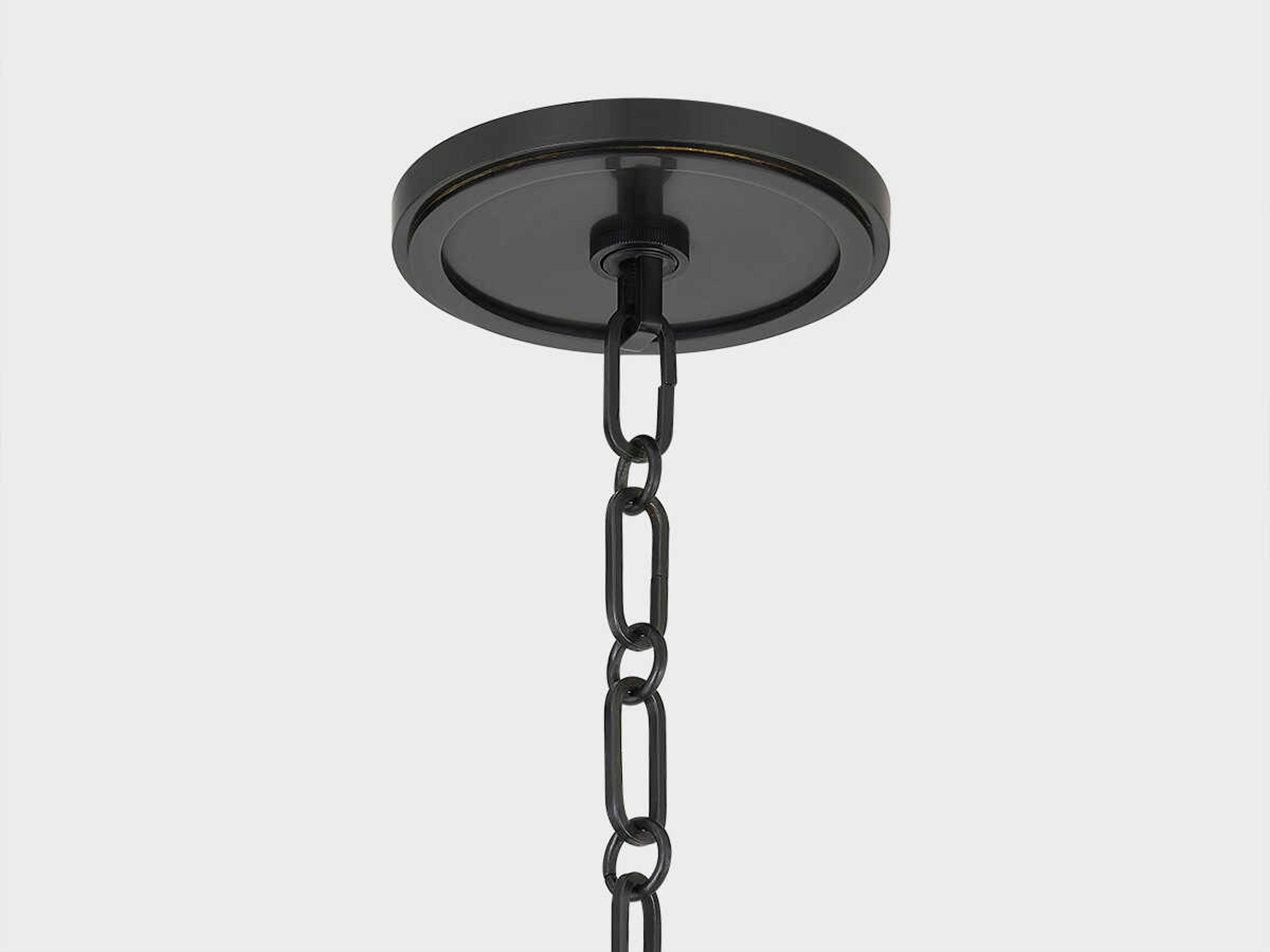 Hudson Valley Oakville 6-Light Old Bronze Lantern Pendant