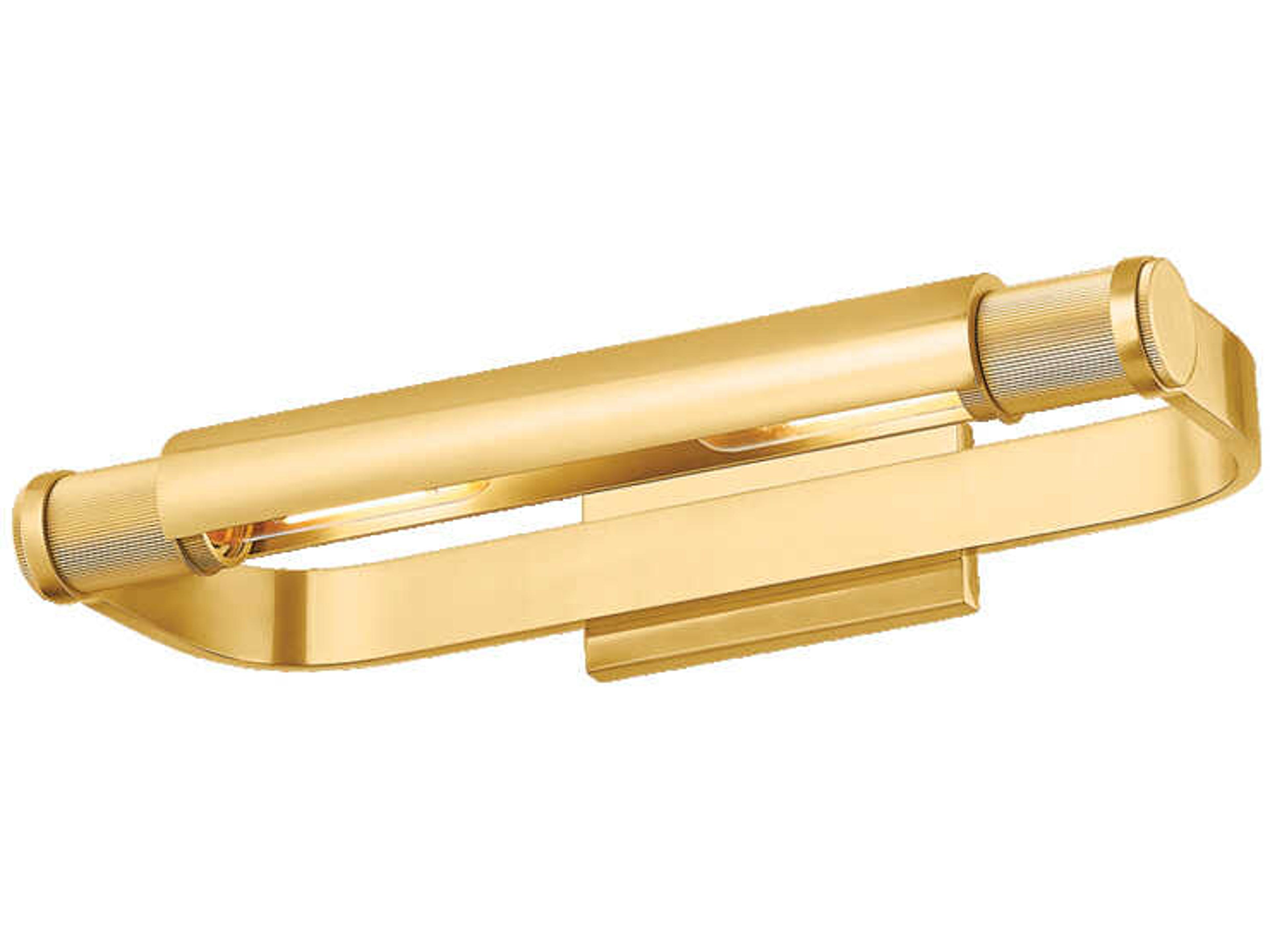 Elm Park 2-Light Aged Brass Picture Light