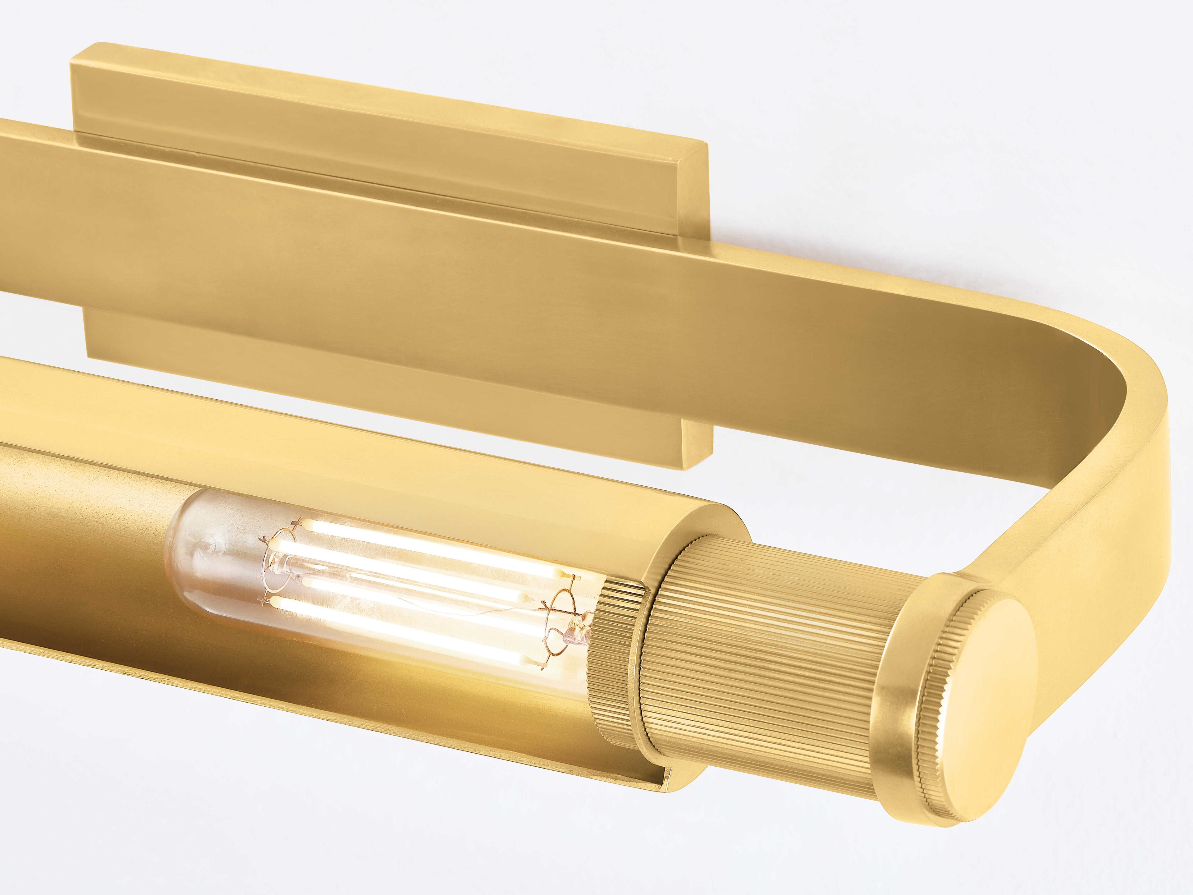 Hudson Valley Elm Park 2-Light Aged Brass Picture Light