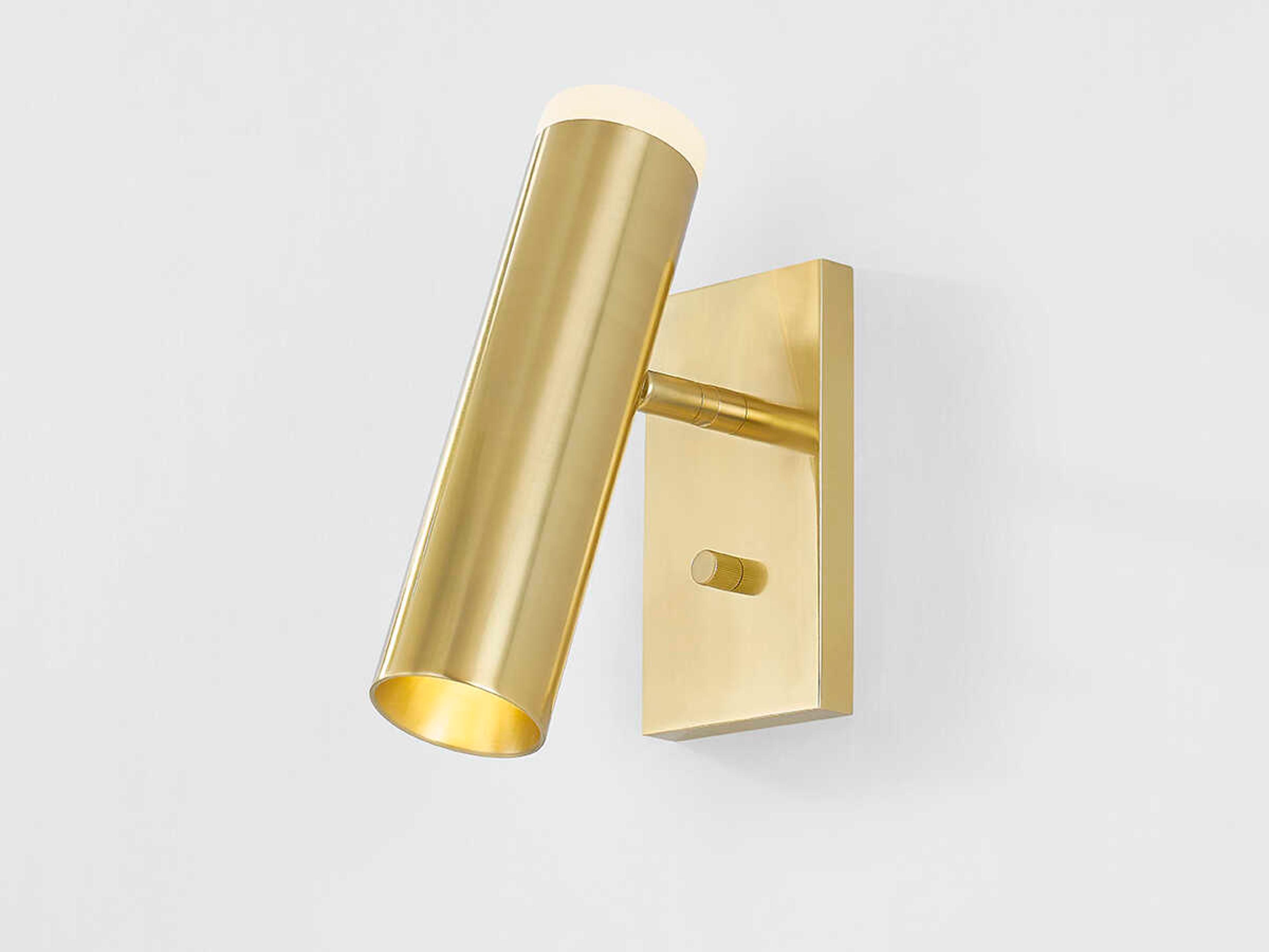 Hudson Valley Clark 1-Light Aged Brass Wall Sconce