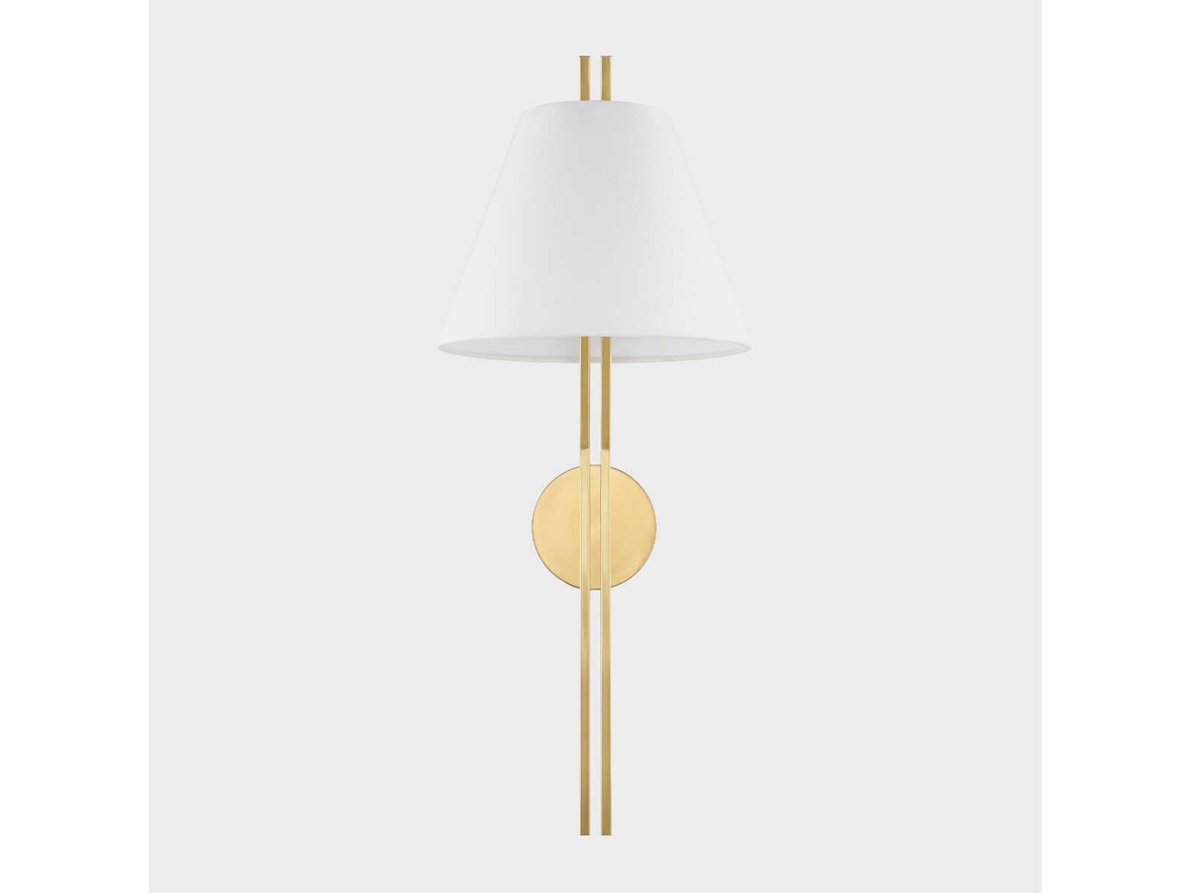 Hudson Valley Shokan 1-Light Aged Brass Wall Sconce