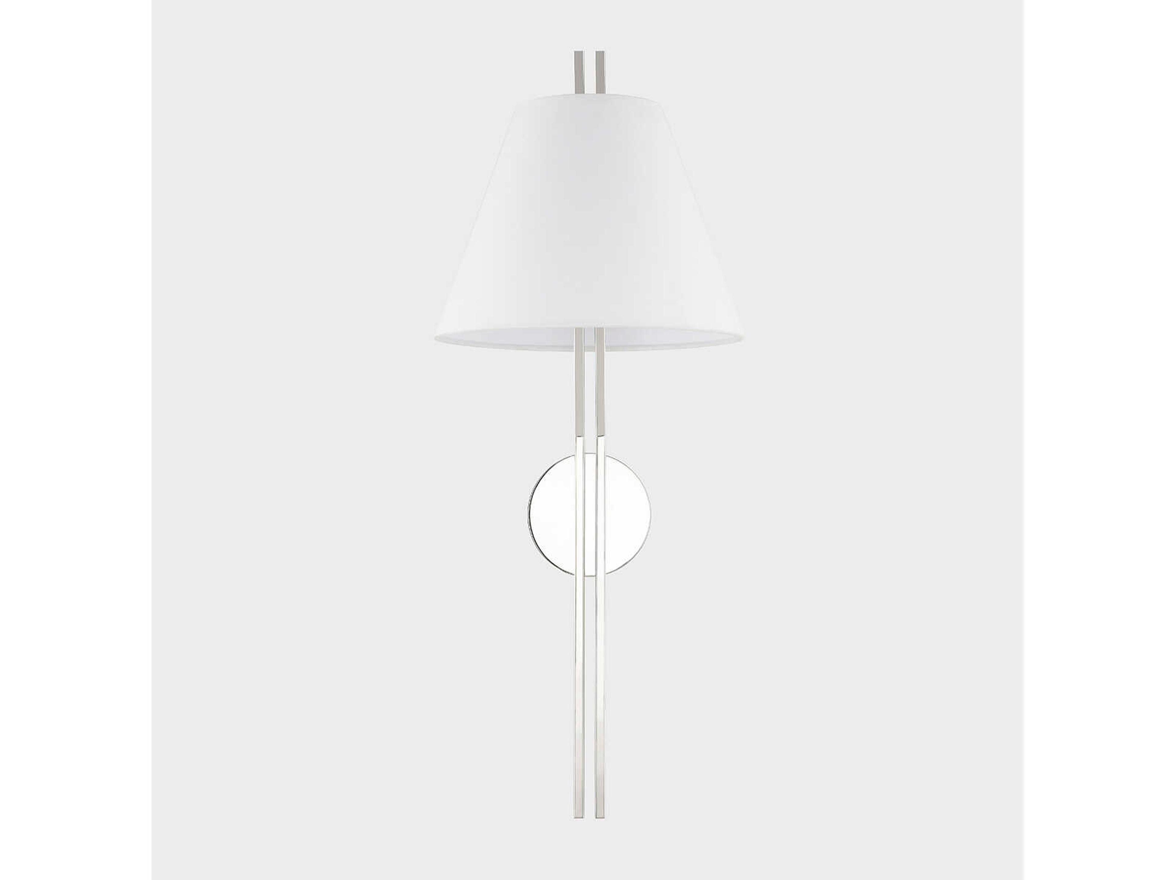 Hudson Valley Shokan 1-Light Polished Nickel Wall Sconce