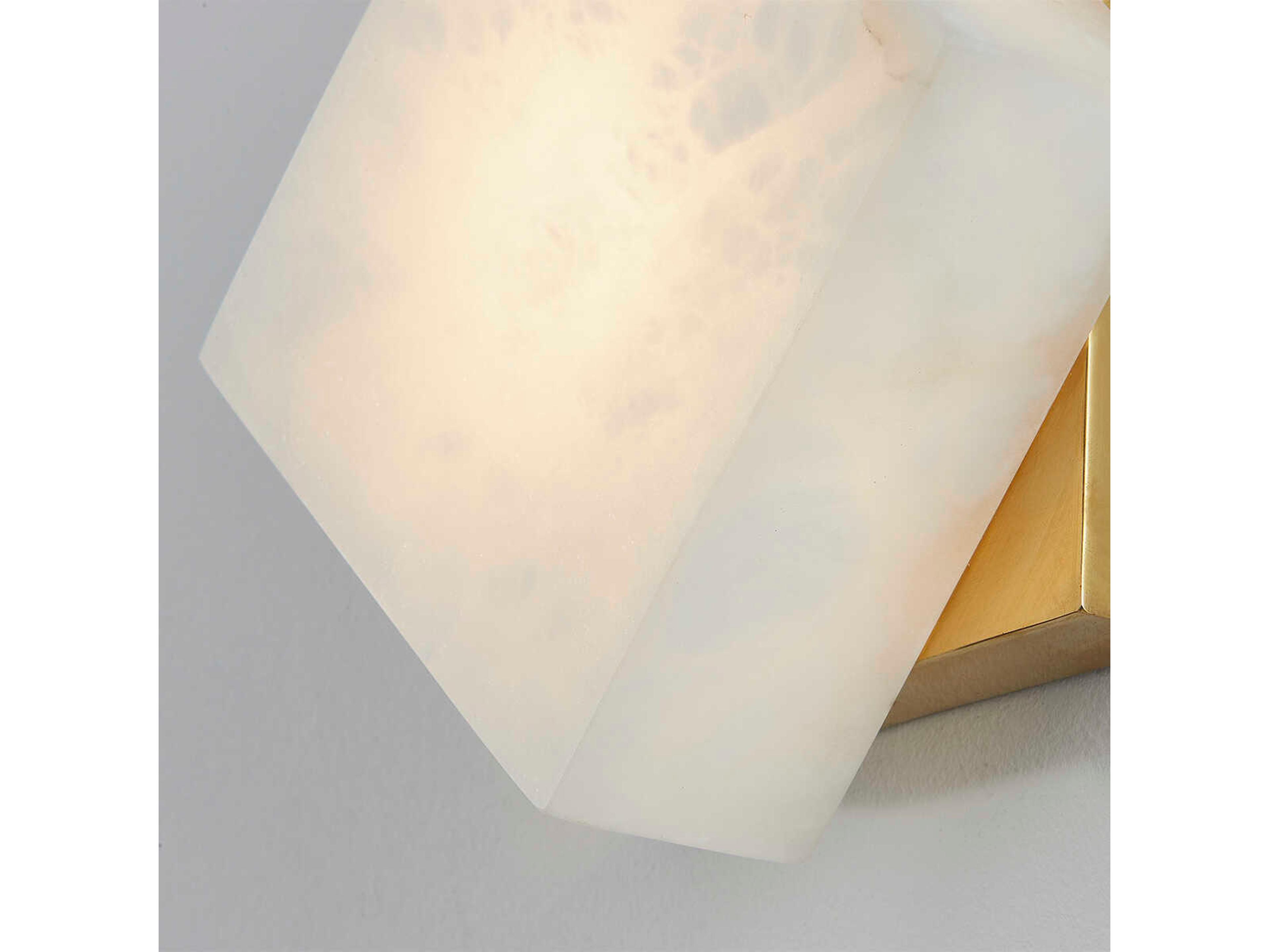 Hudson Valley Brockton 1-Light Aged Brass White LED Wall Sconce