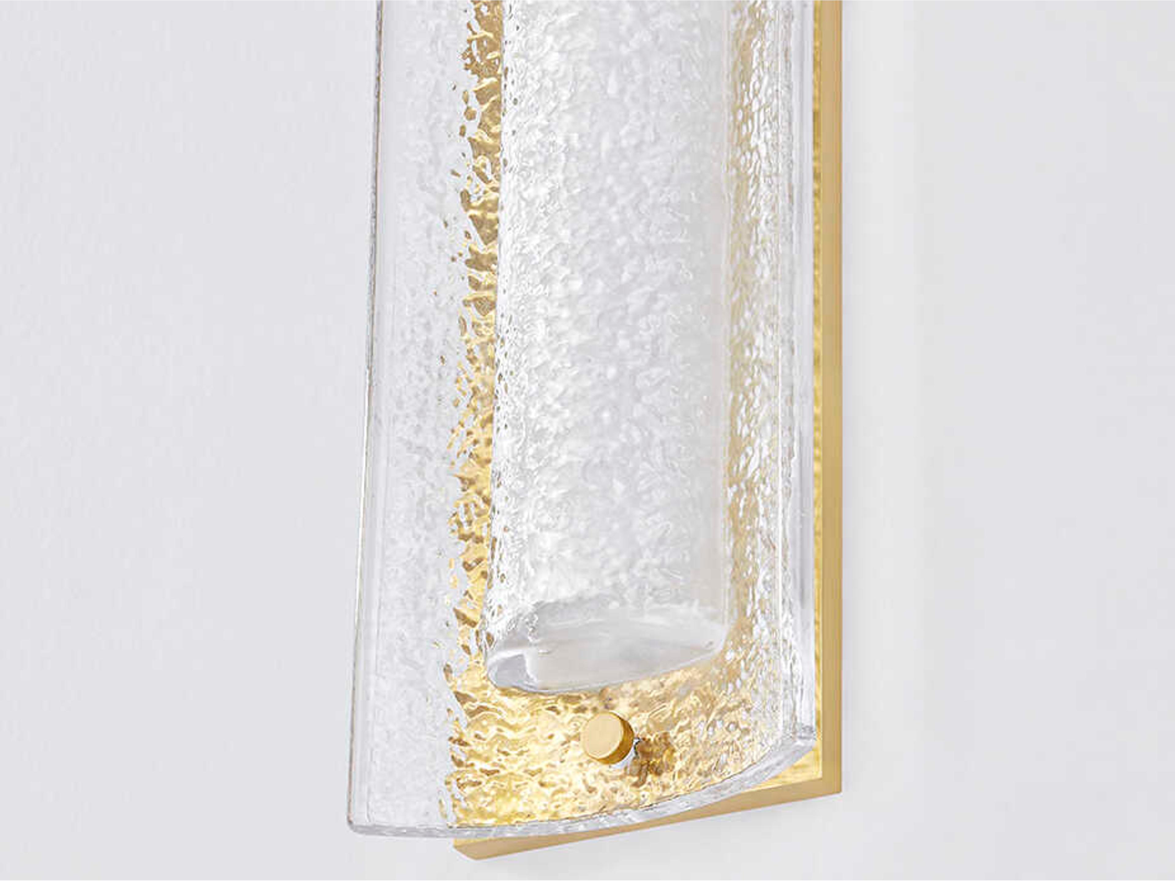 Hudson Valley Philmont 1-Light Aged Brass Wall Sconce