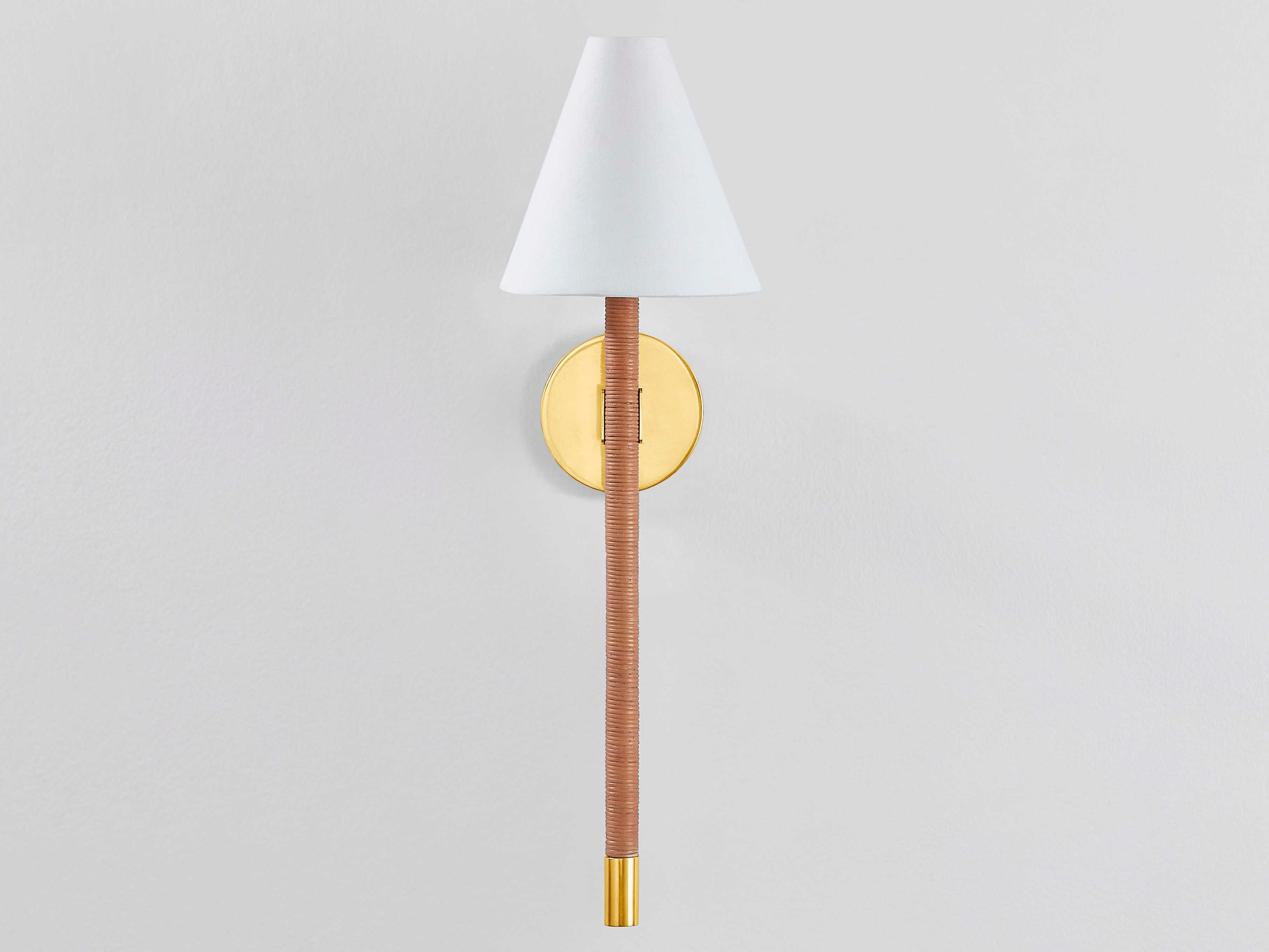 Hudson Valley Watkins 1-Light Aged Brass Wall Sconce