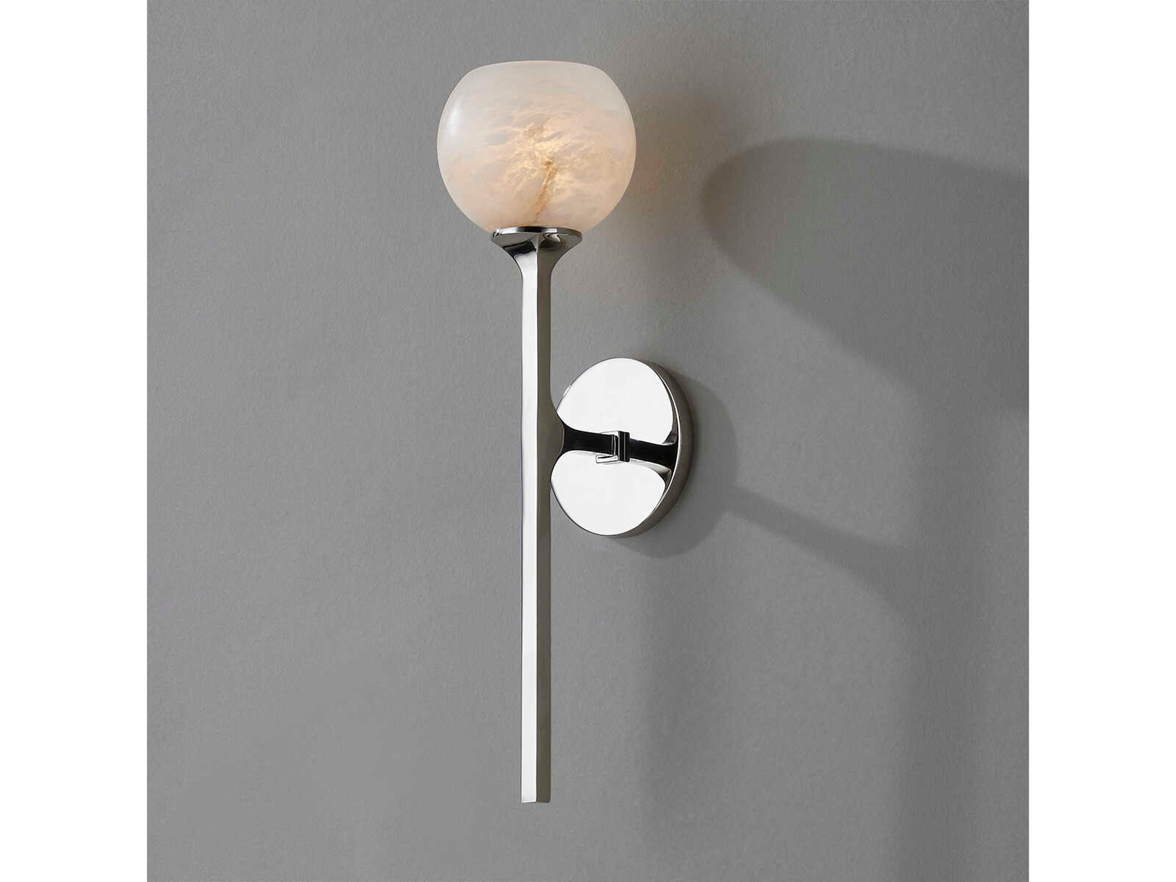 Hudson Valley Melton 1-Light Polished Nickel LED Wall Sconce