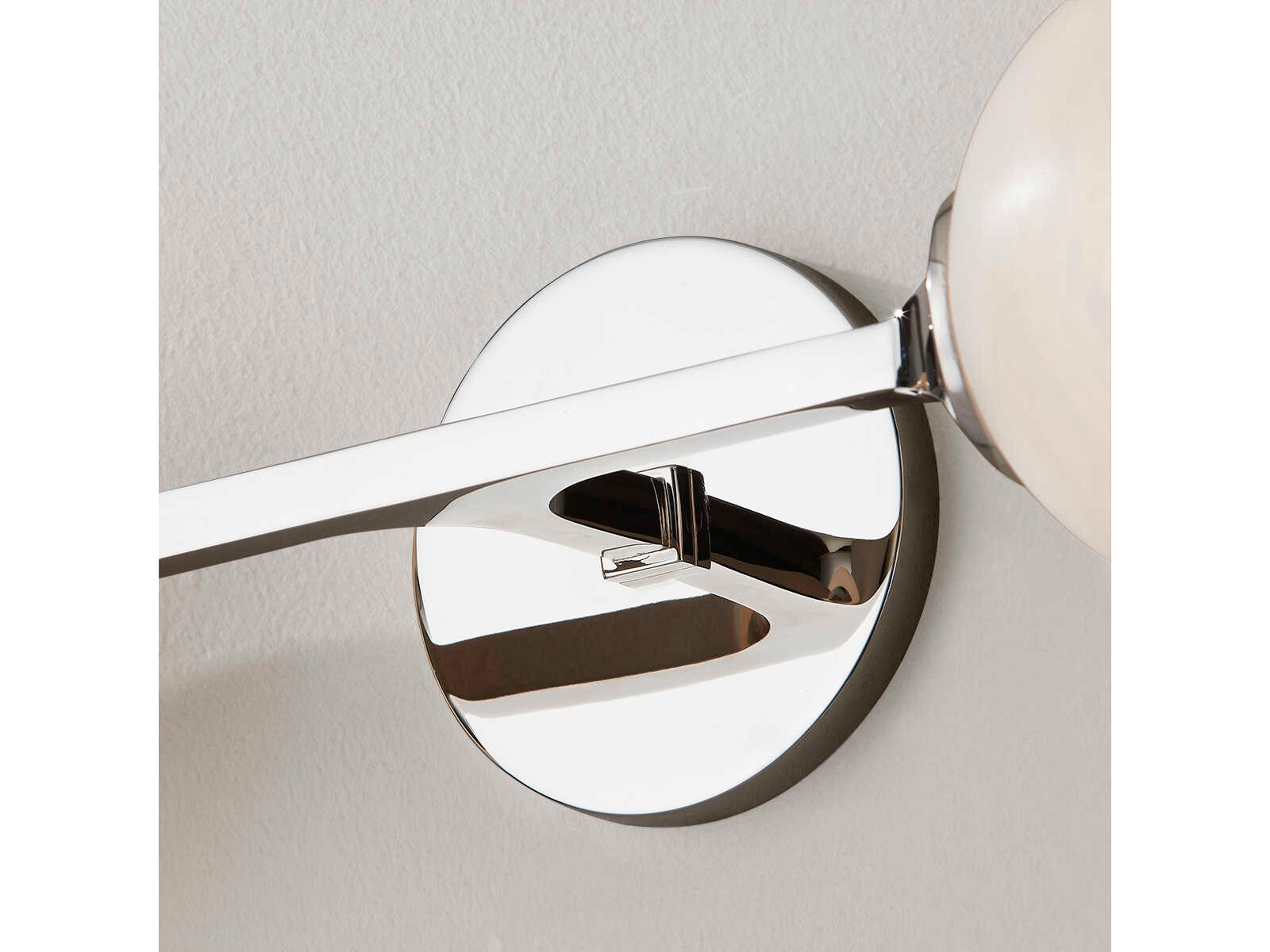 Hudson Valley Melton 2-Light Polished Nickel Wall Sconce