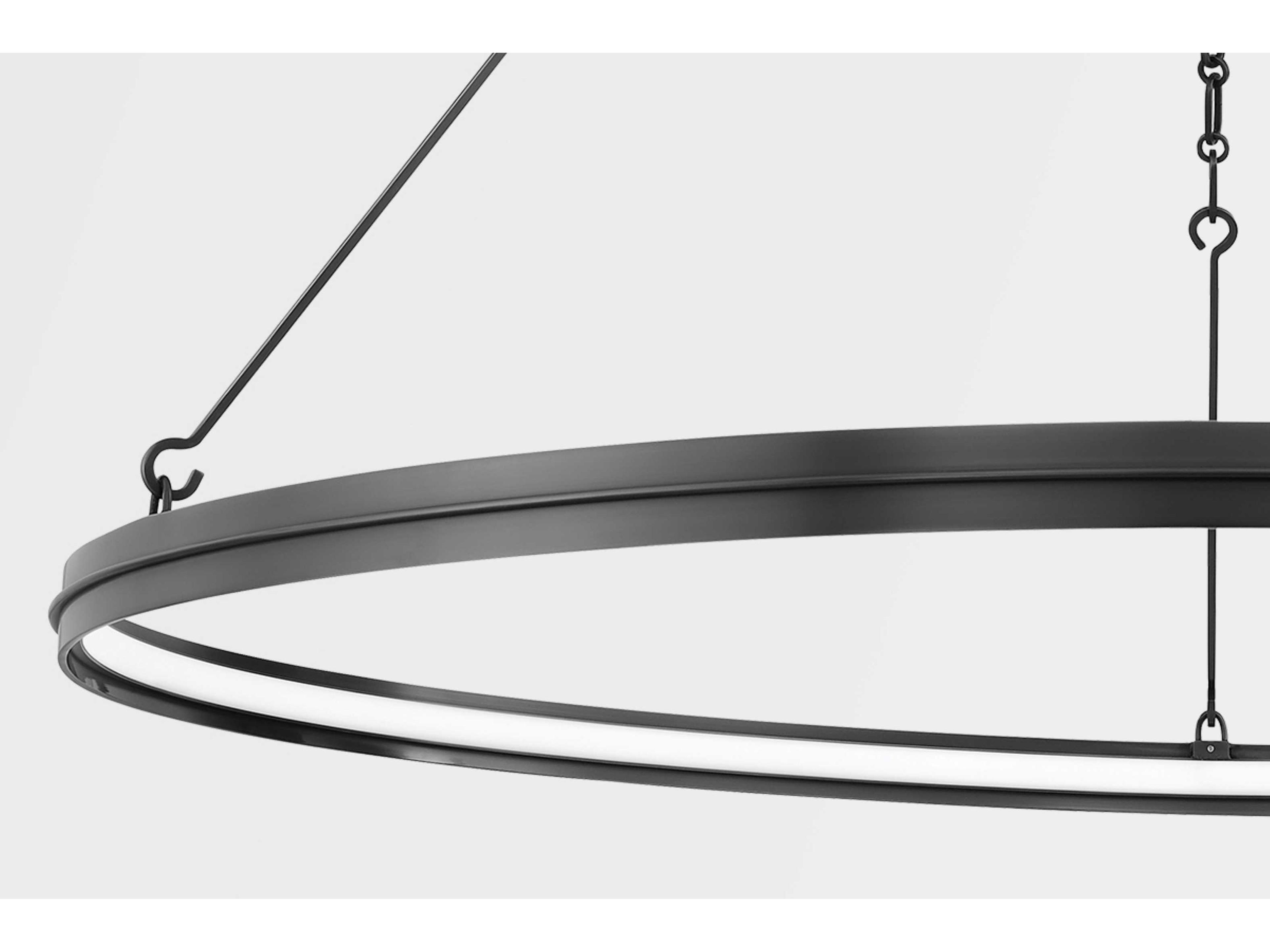 Hudson Valley Rosendale 1-Light Old Bronze LED Round Pendant