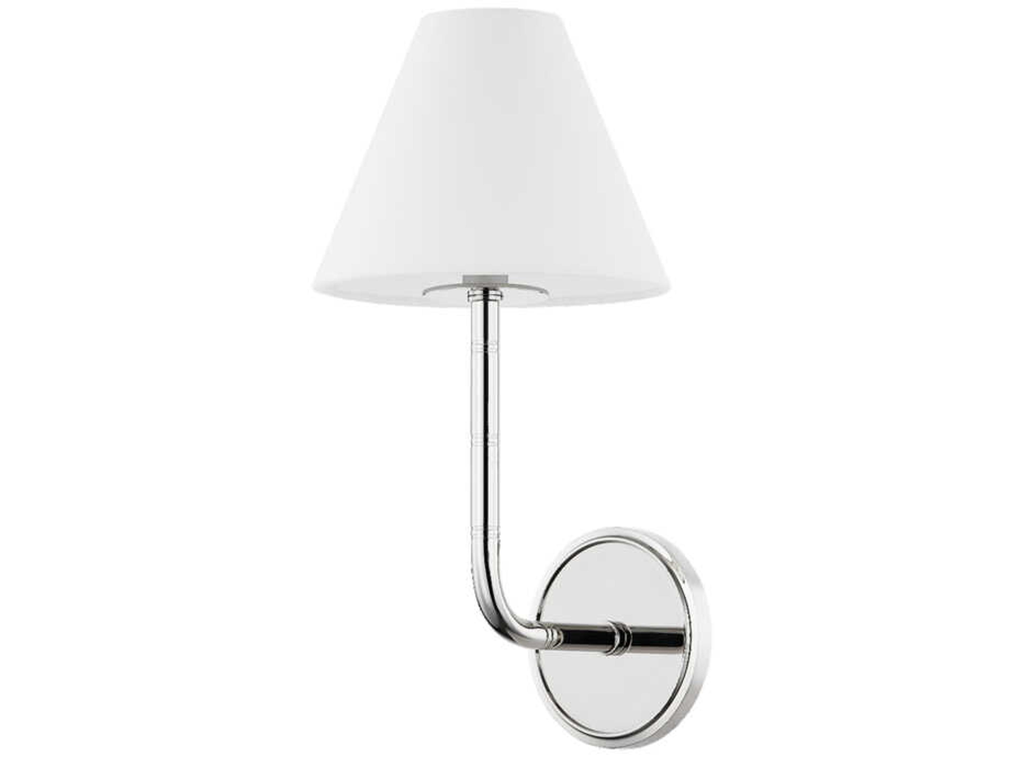 Trice 1-Light Polished Nickel Wall Sconce