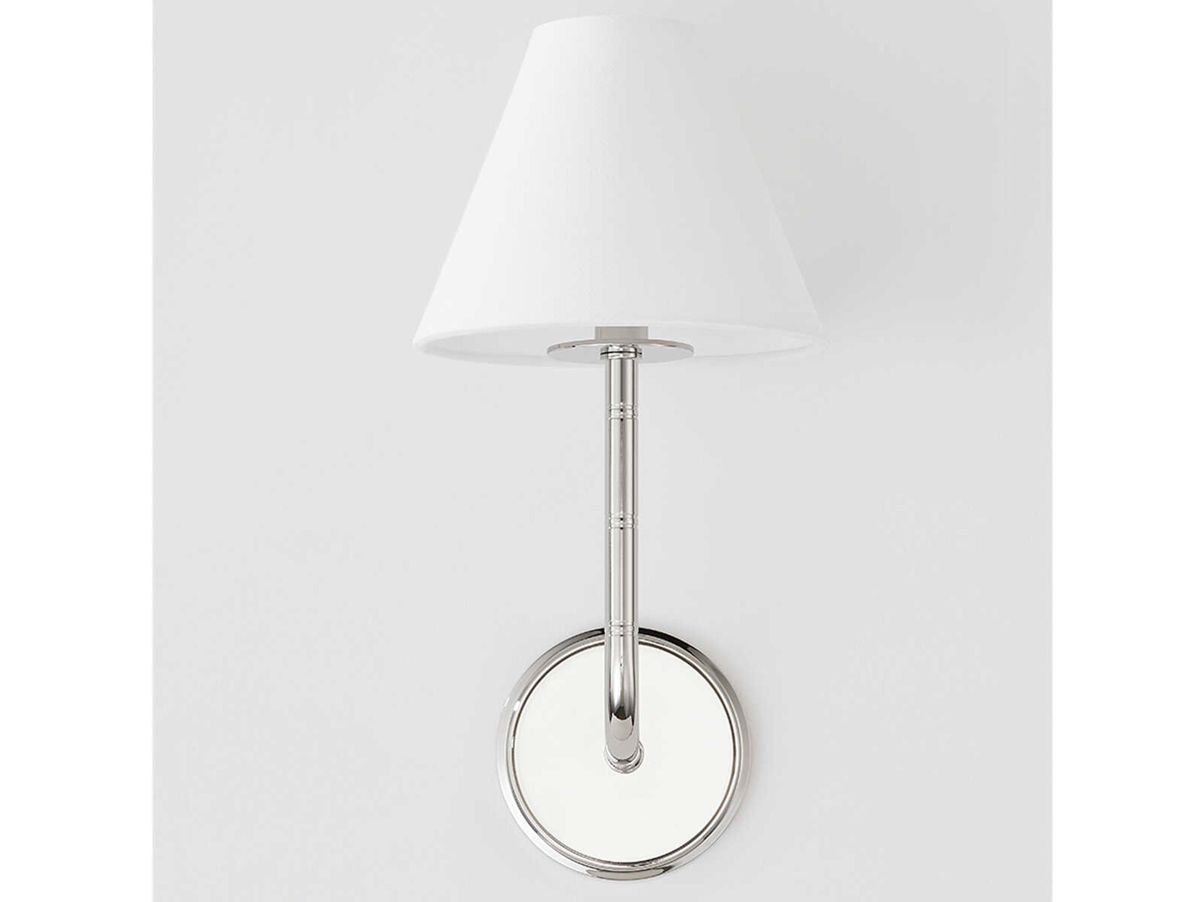 Hudson Valley Trice 1-Light Polished Nickel Wall Sconce