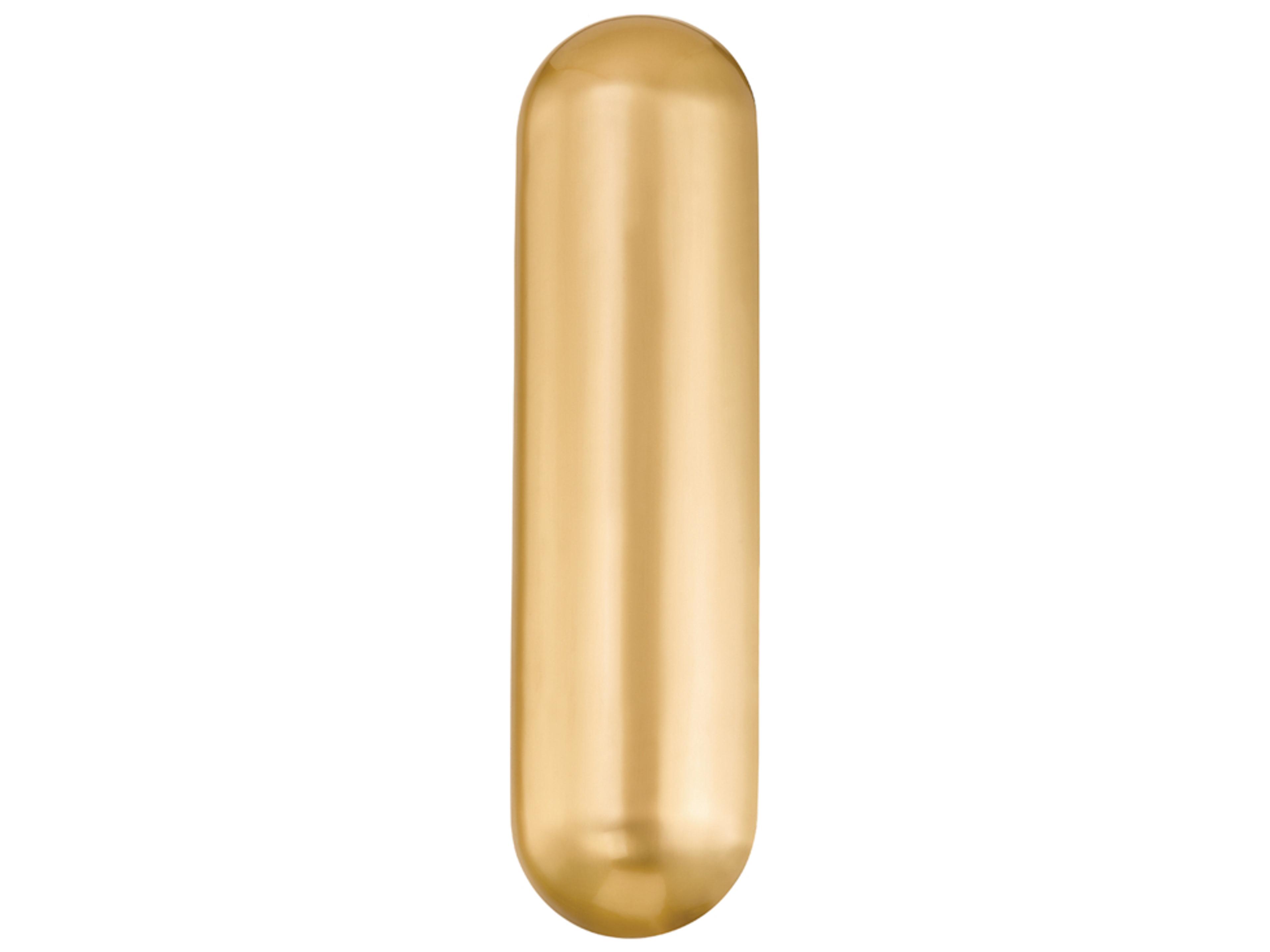 Wheeler 1-Light Aged Brass LED Wall Sconce