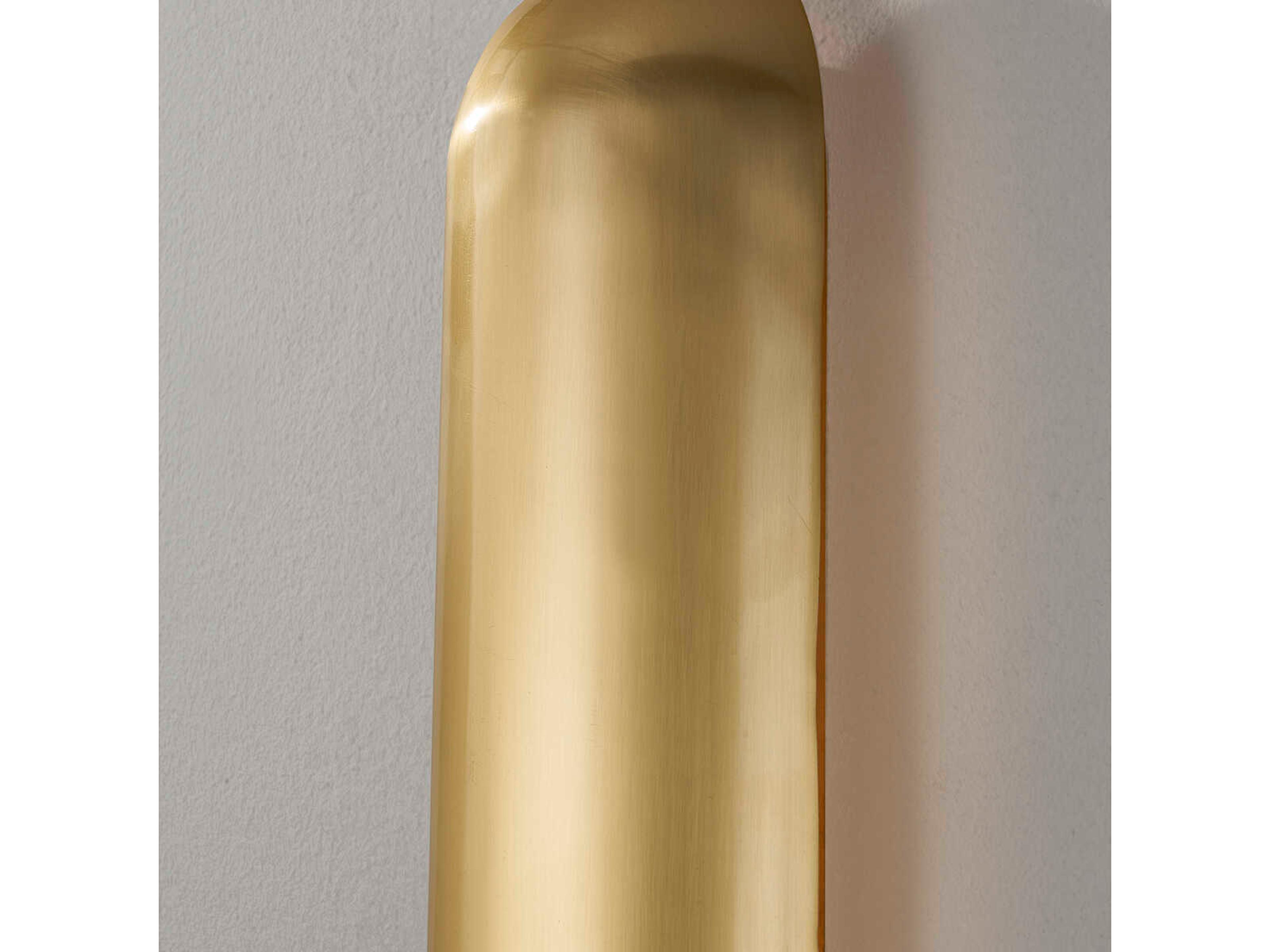 Hudson Valley Wheeler 1-Light Aged Brass LED Wall Sconce