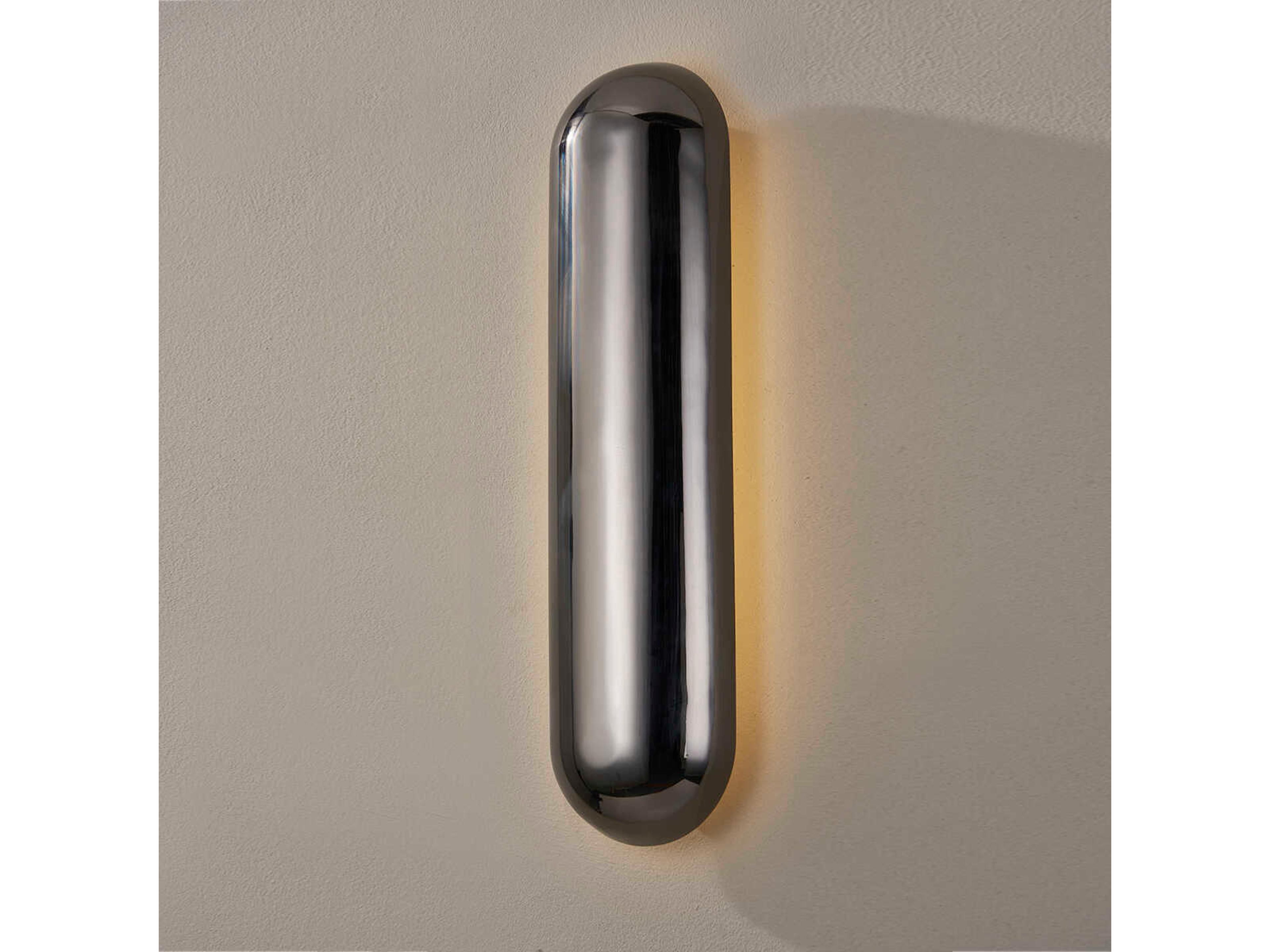 Hudson Valley Wheeler 1-Light Black Nickel LED Wall Sconce