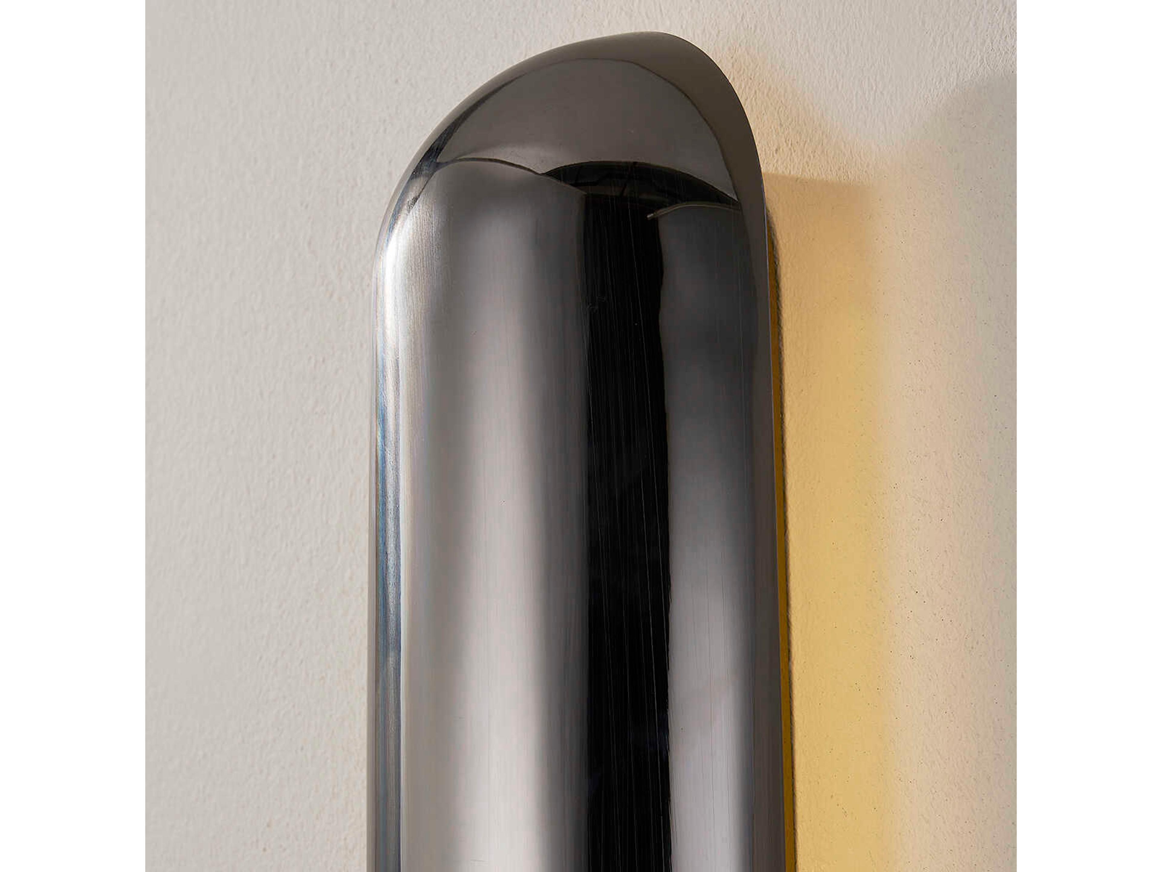 Hudson Valley Wheeler 1-Light Black Nickel LED Wall Sconce