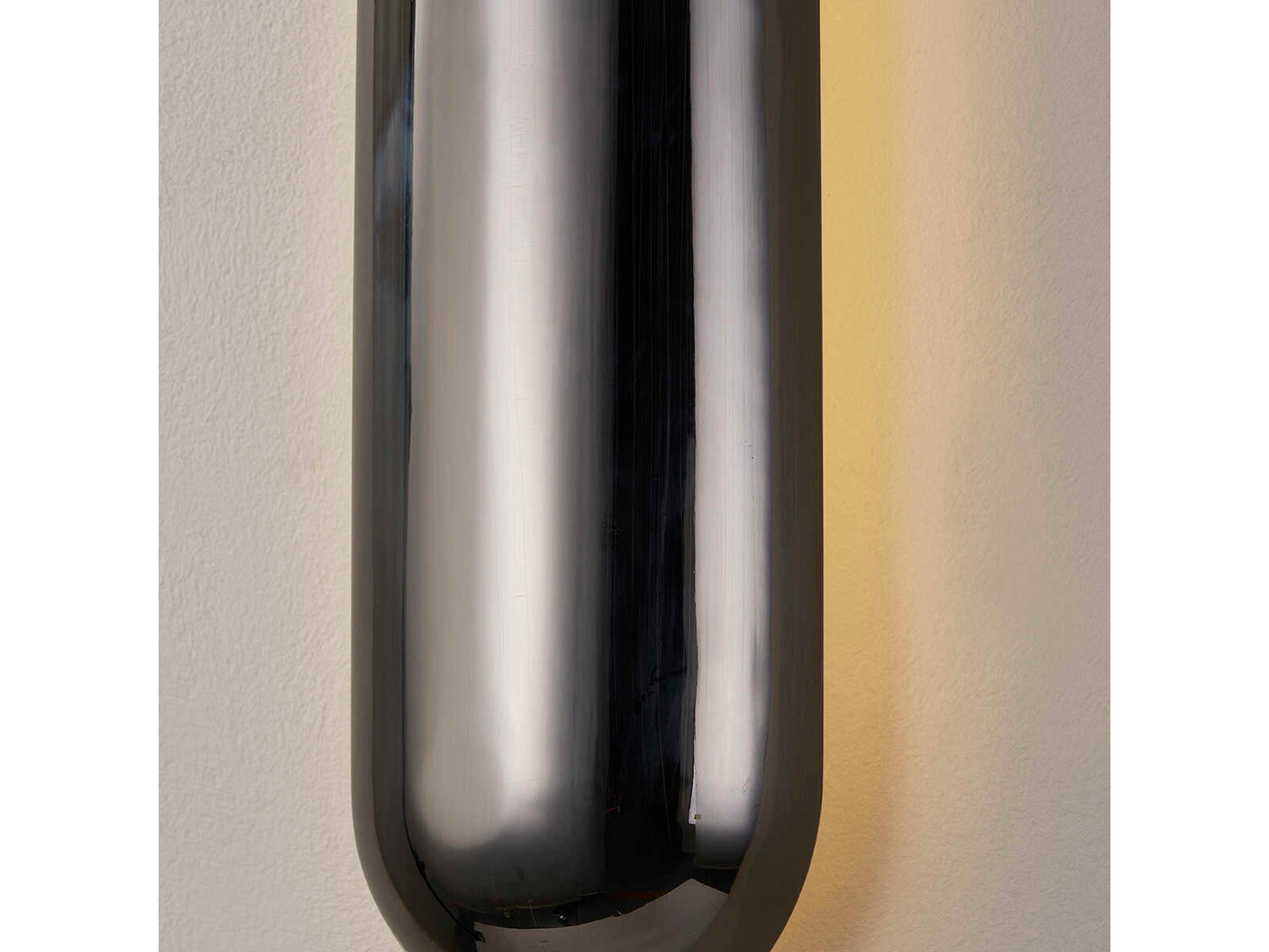 Hudson Valley Wheeler 1-Light Black Nickel LED Wall Sconce