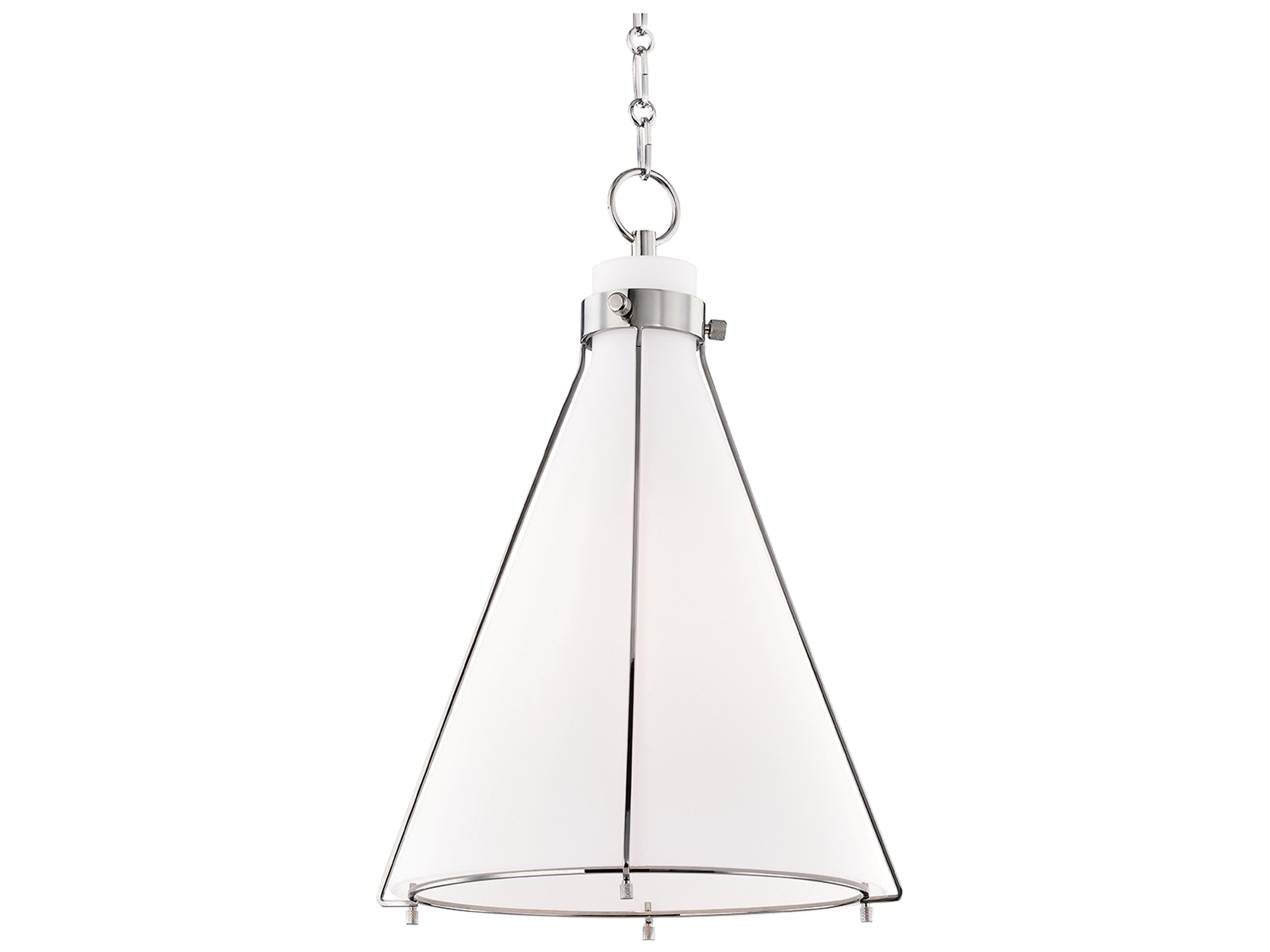 Eldridge 1-Light Polished Nickel Pendant