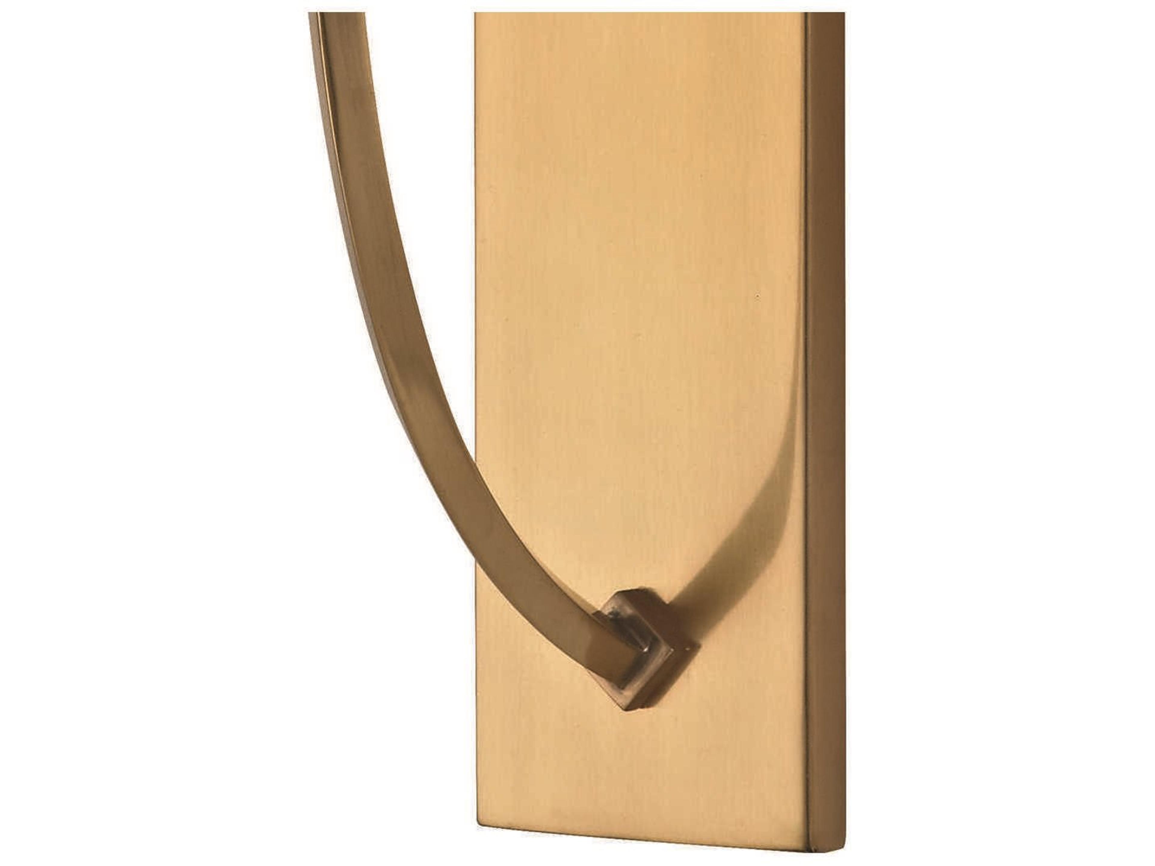 Hudson Valley Colton 1-Light Aged Brass Off White Wall Sconce