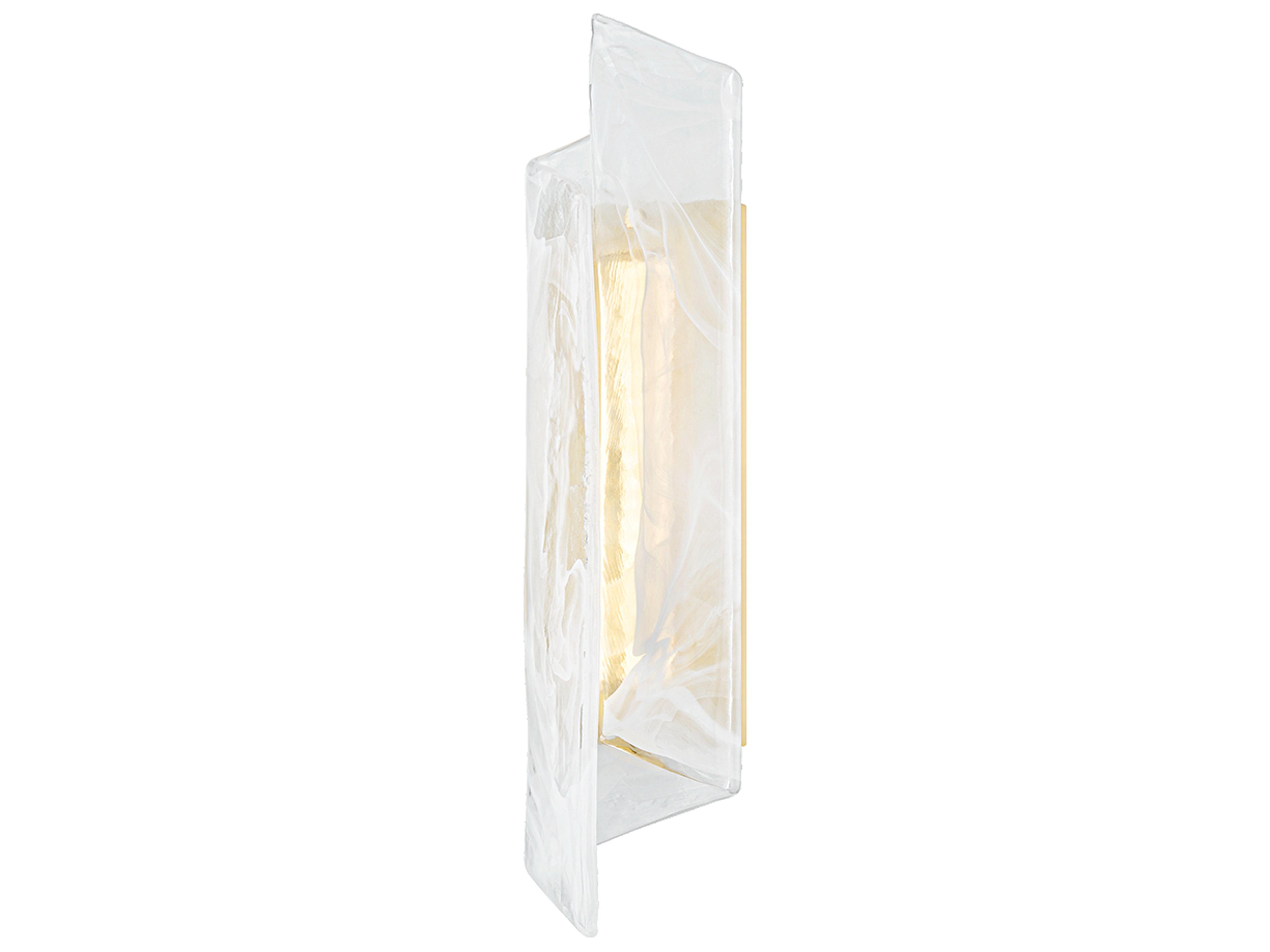 Hudson Valley Greenville 1-Light Aged Brass Wall Sconce