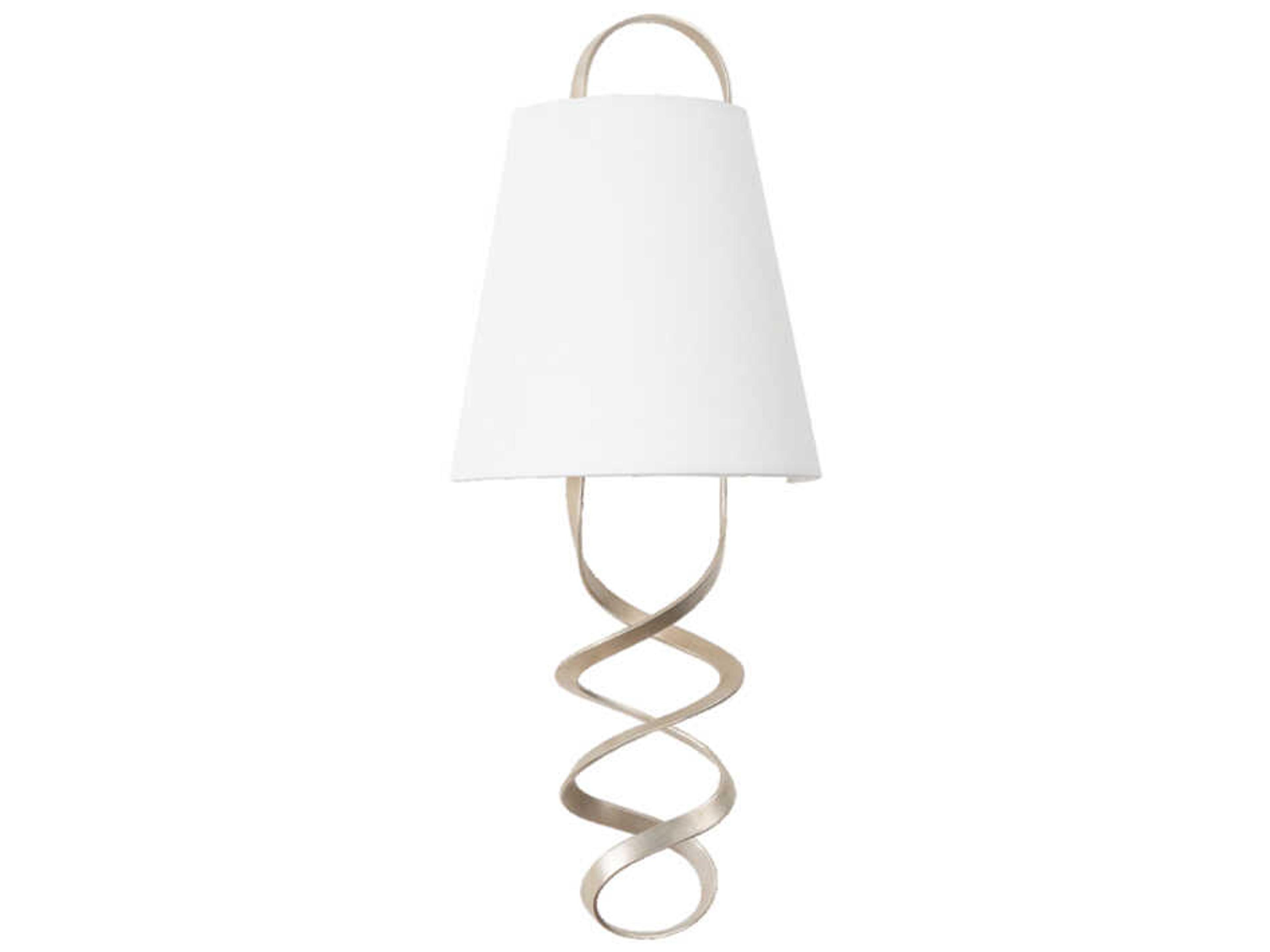 Dota 2-Light Warm Silver Leaf Wall Sconce