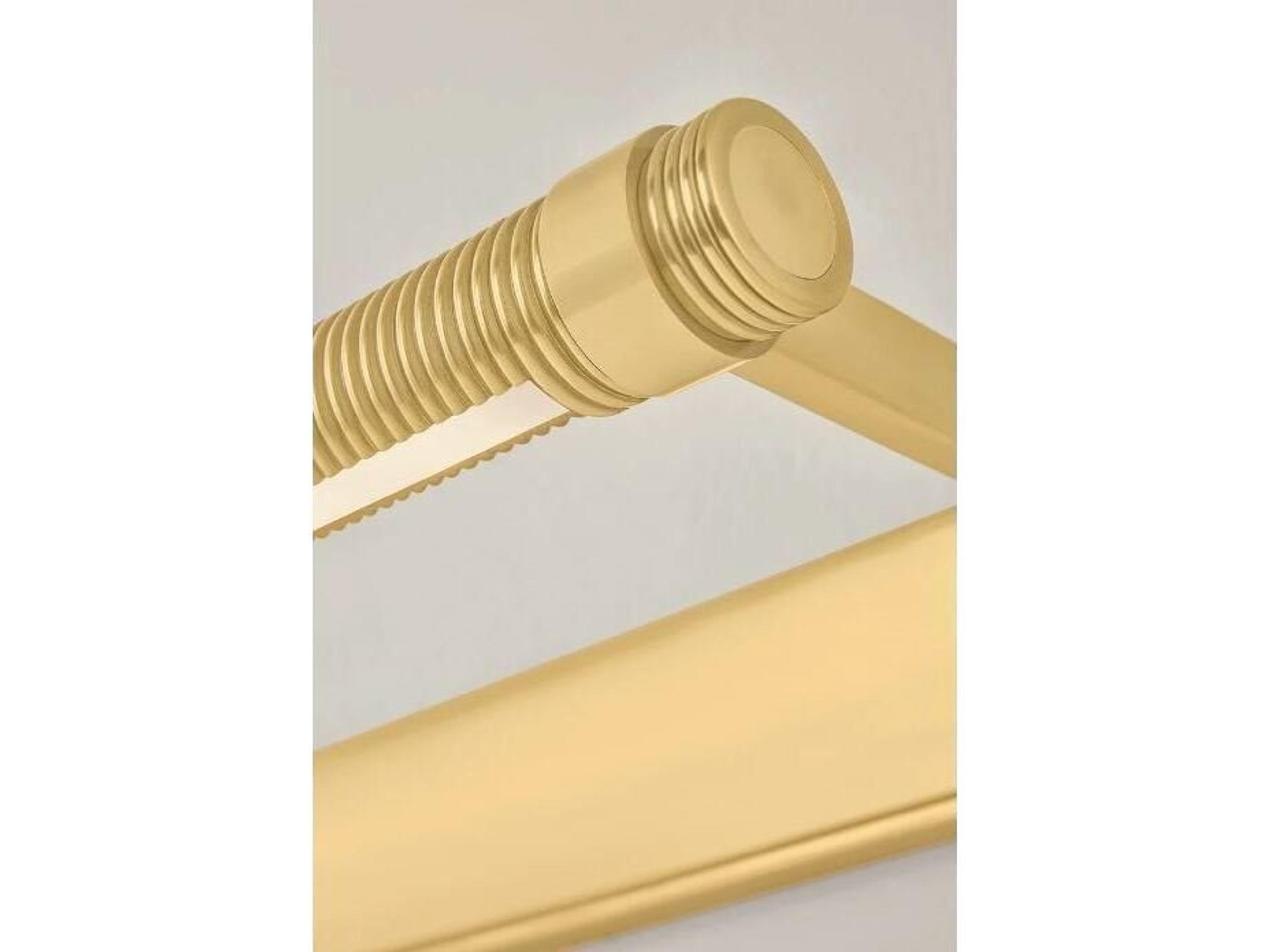 Hudson Valley Duell 1-Light Aged Brass Gold Picture Light