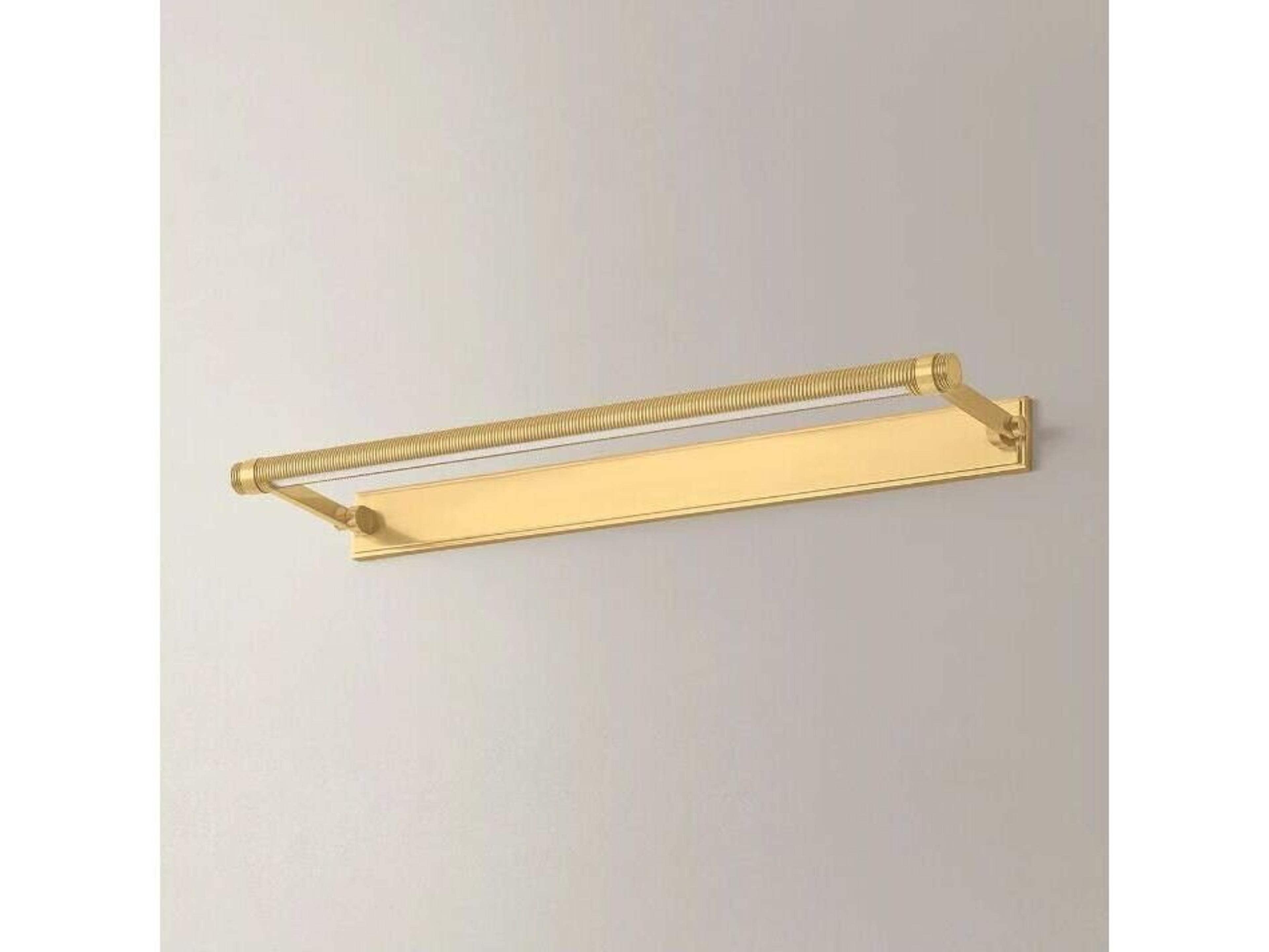 Hudson Valley Duell 1-Light Aged Brass Gold Picture Light