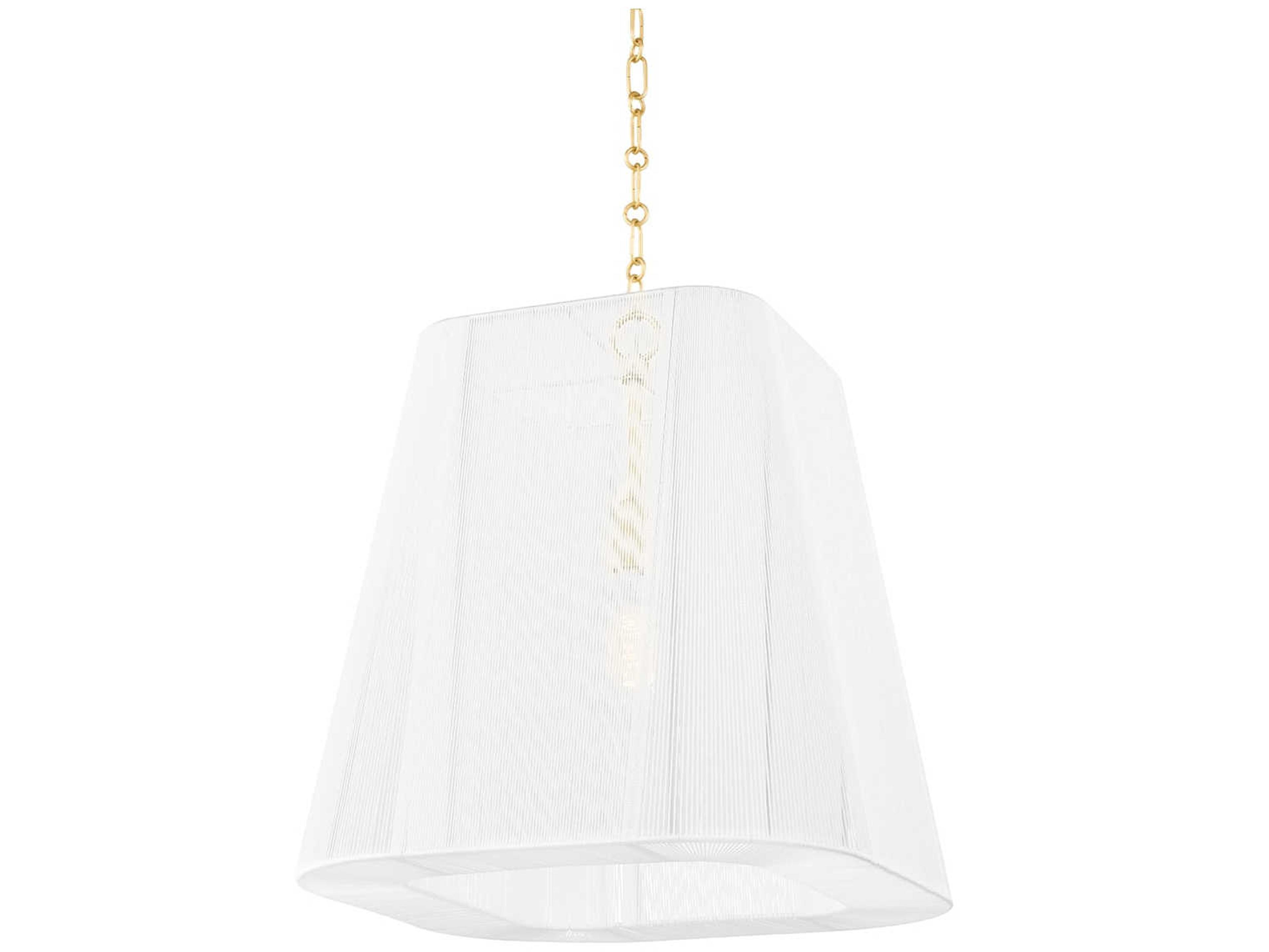Verona Beach 1-Light Aged Brass Pendant