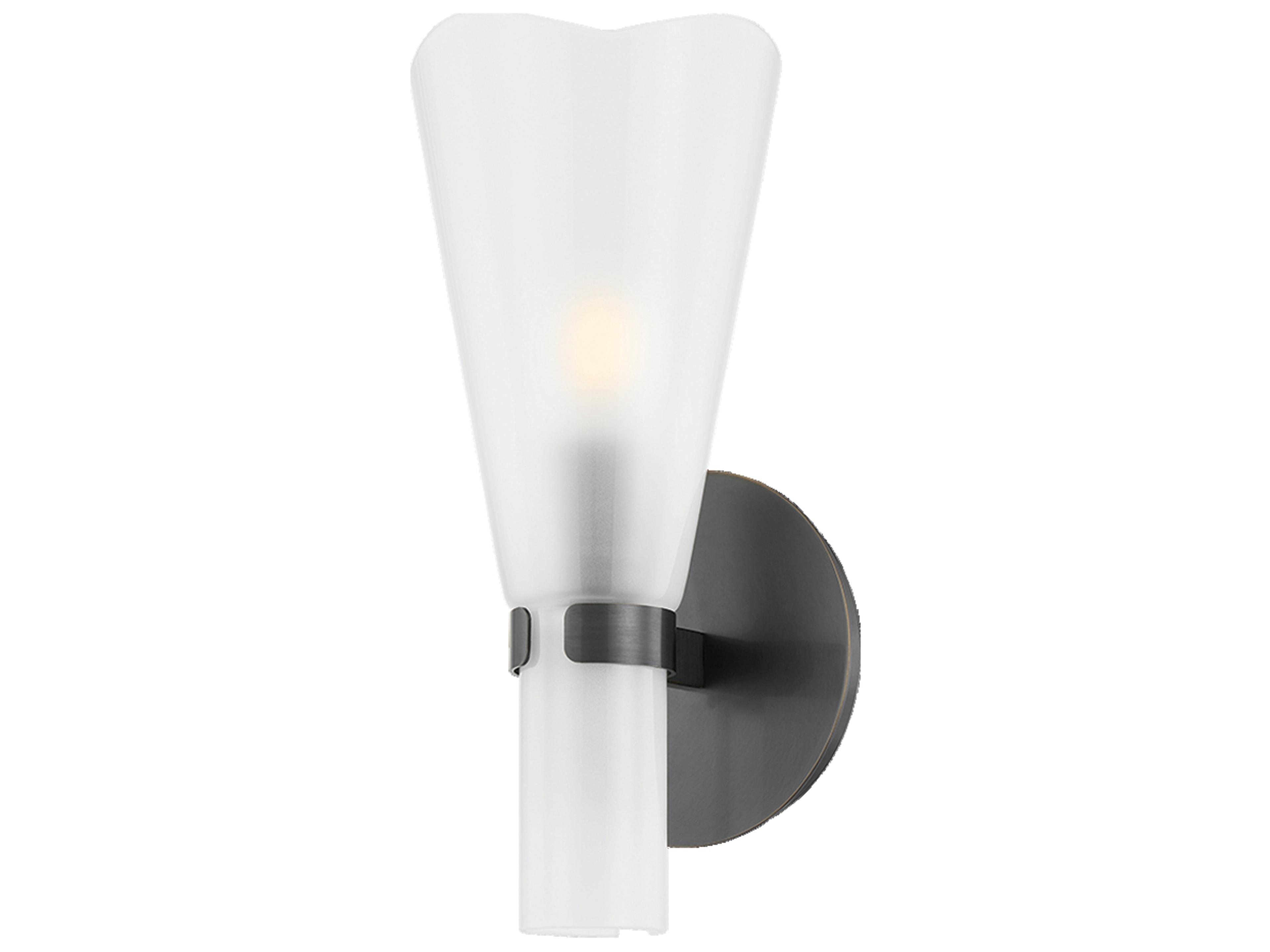 Hudson Valley Pine Island 1-Light Distressed Bronze Wall Sconce