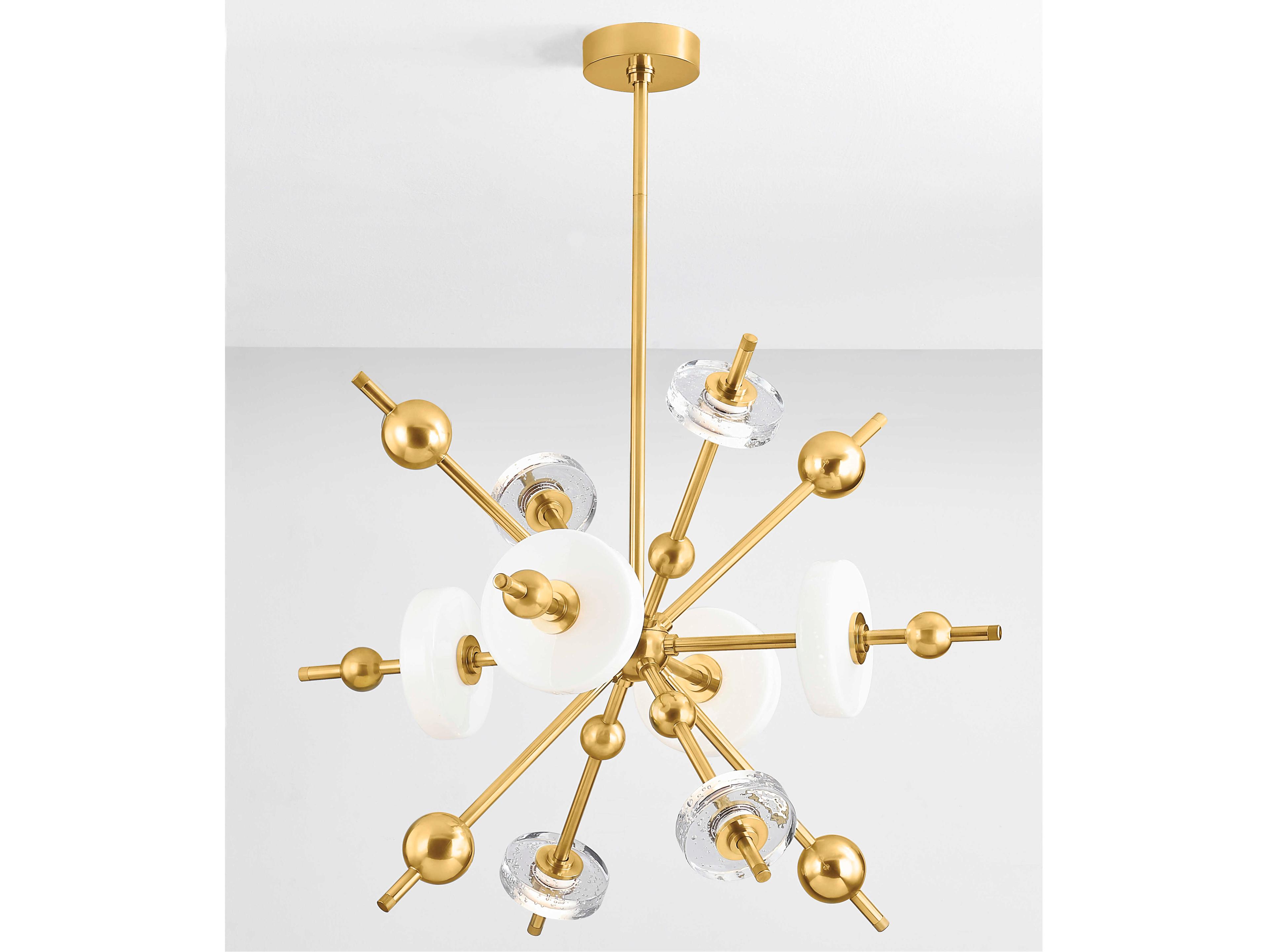 Hudson Valley Maynard 8-Light Aged Brass Sputnik Pendant