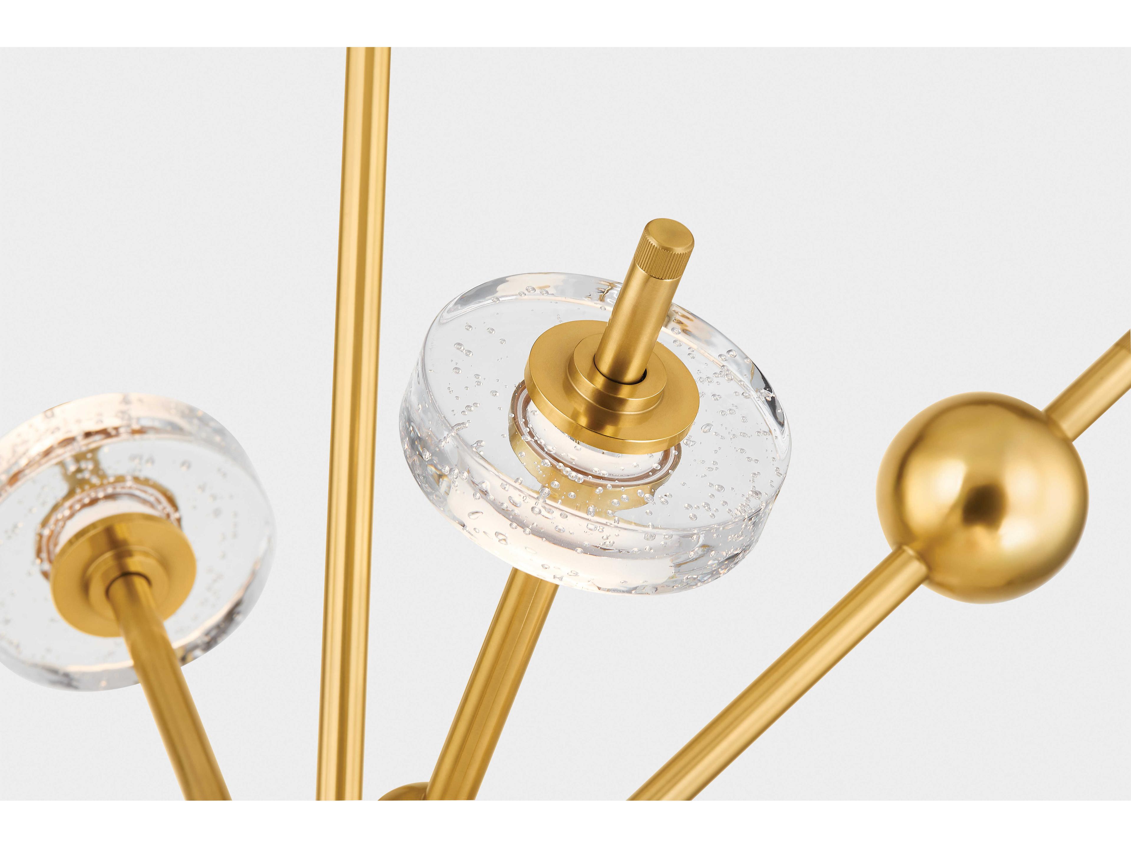 Hudson Valley Maynard 8-Light Aged Brass Sputnik Pendant