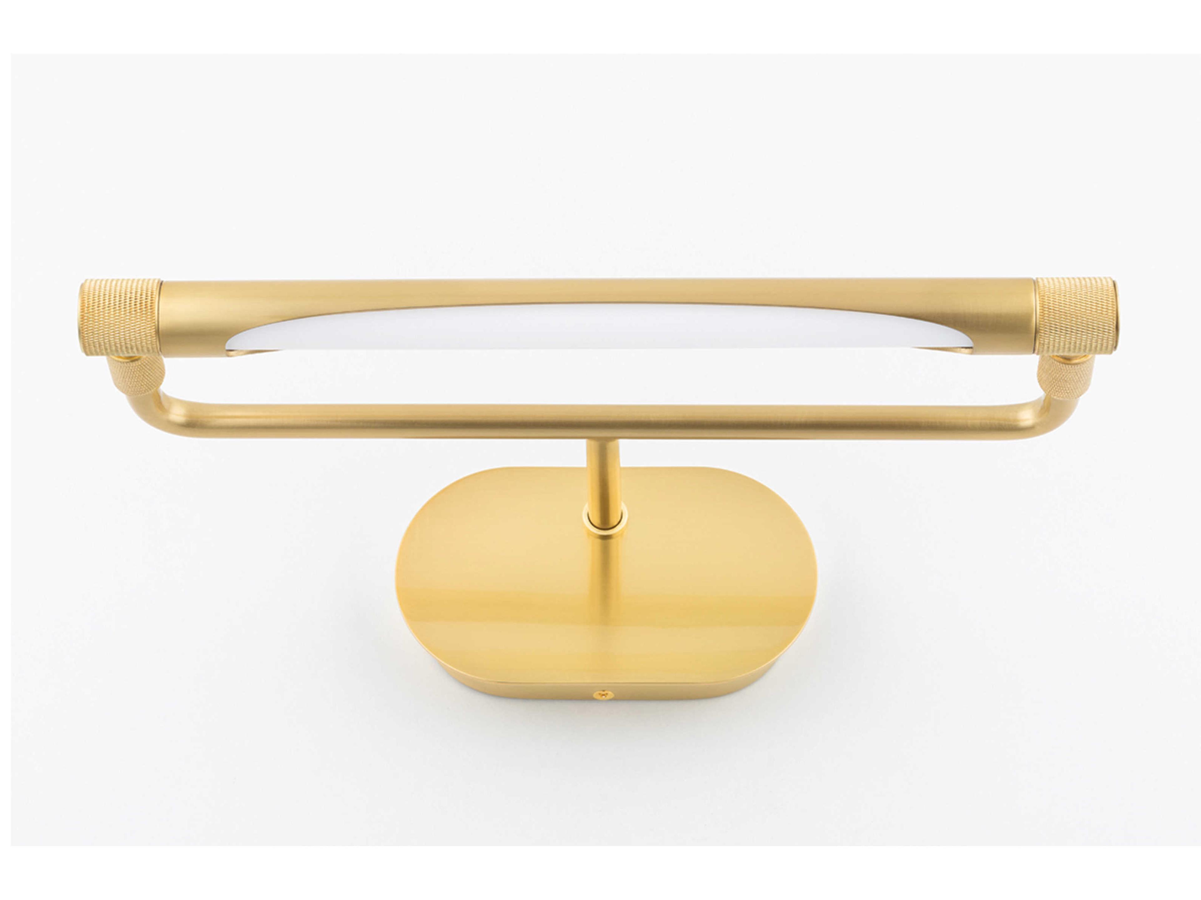 Hudson Valley Berkshire 1-Light Aged Brass LED Picture Light