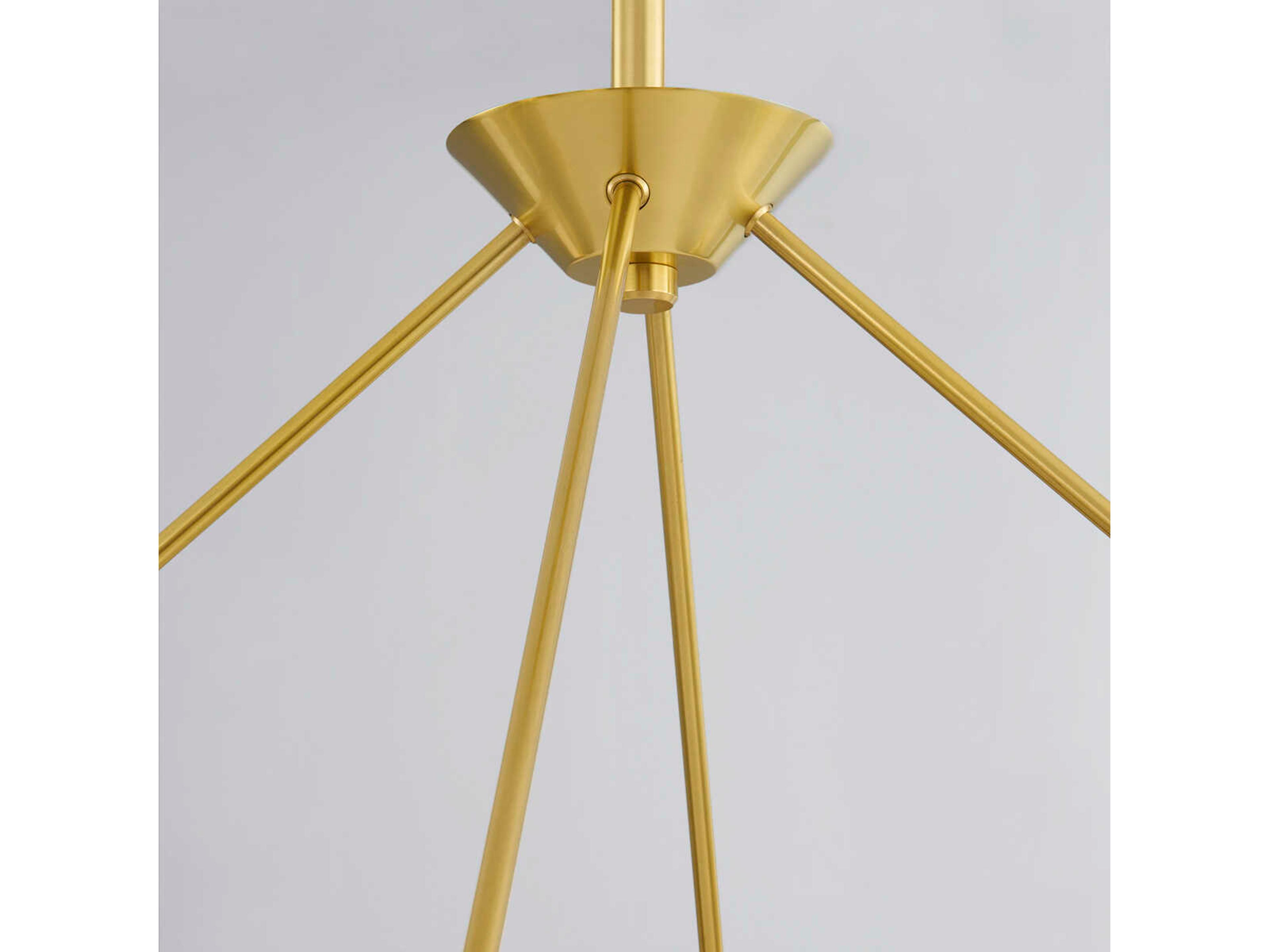 Hudson Valley Grafton 12-Light Aged Brass White Globe Round Chandelier